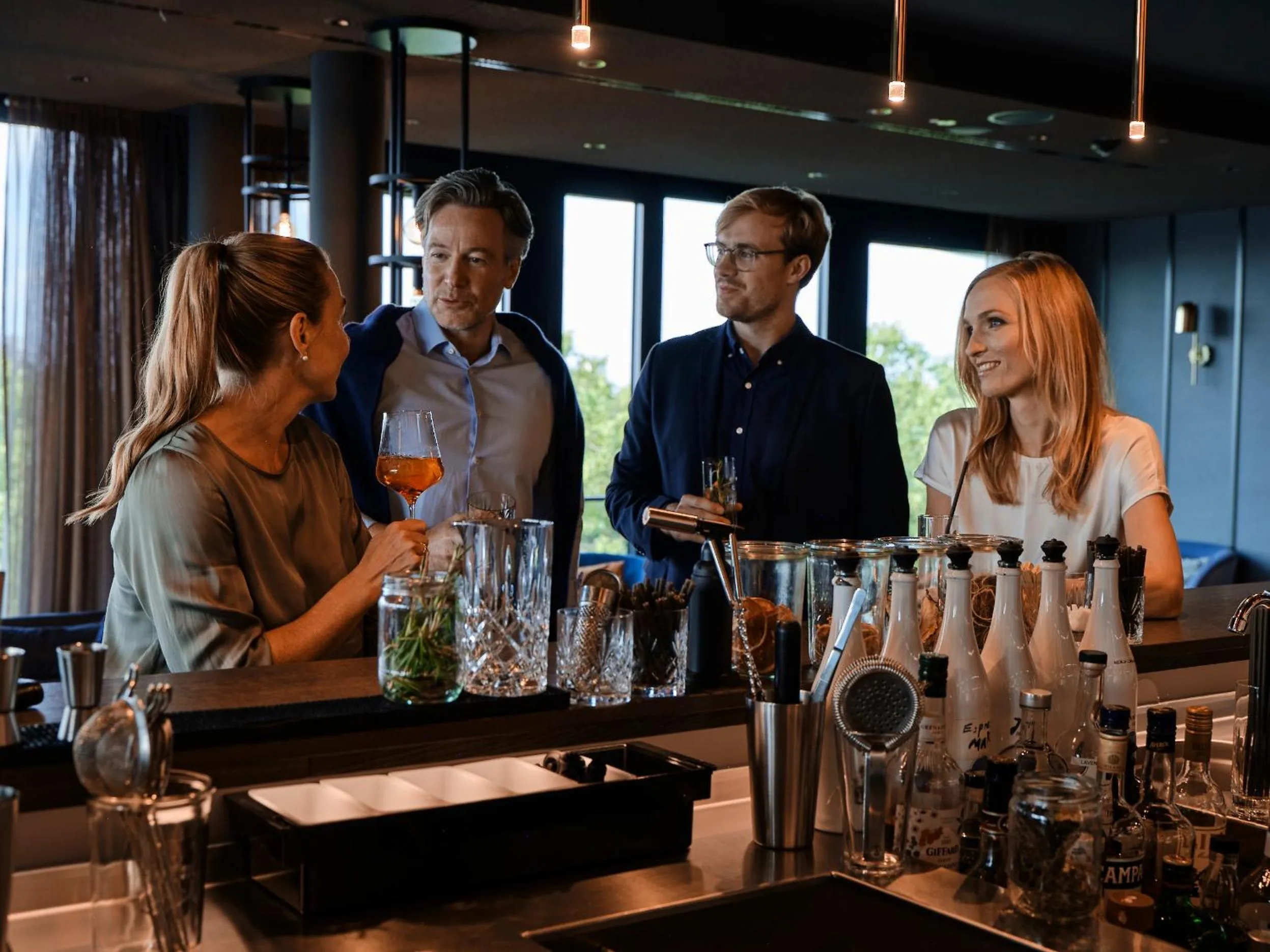 Lounge or bar in ATLANTIC Hotel Münster