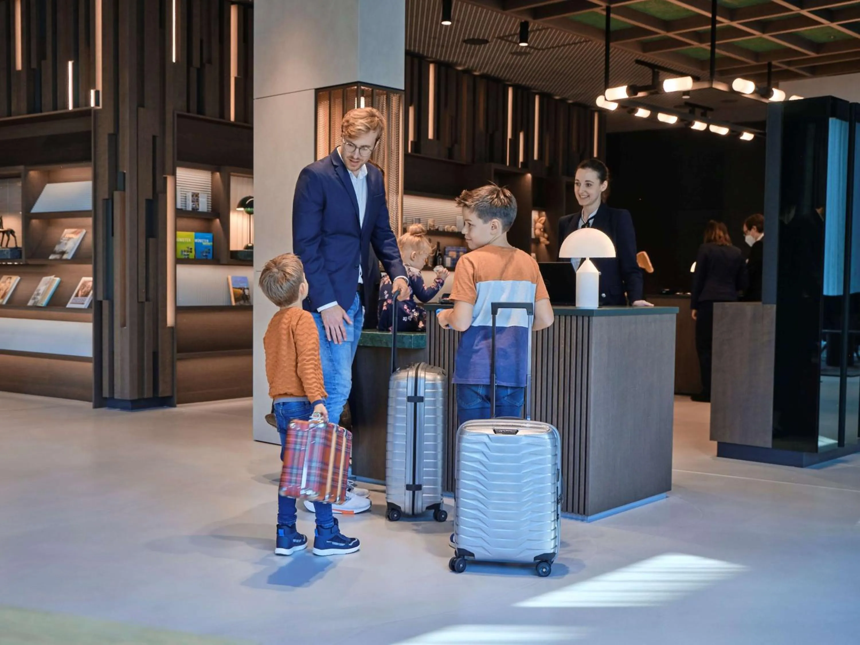 Lobby or reception in ATLANTIC Hotel Münster