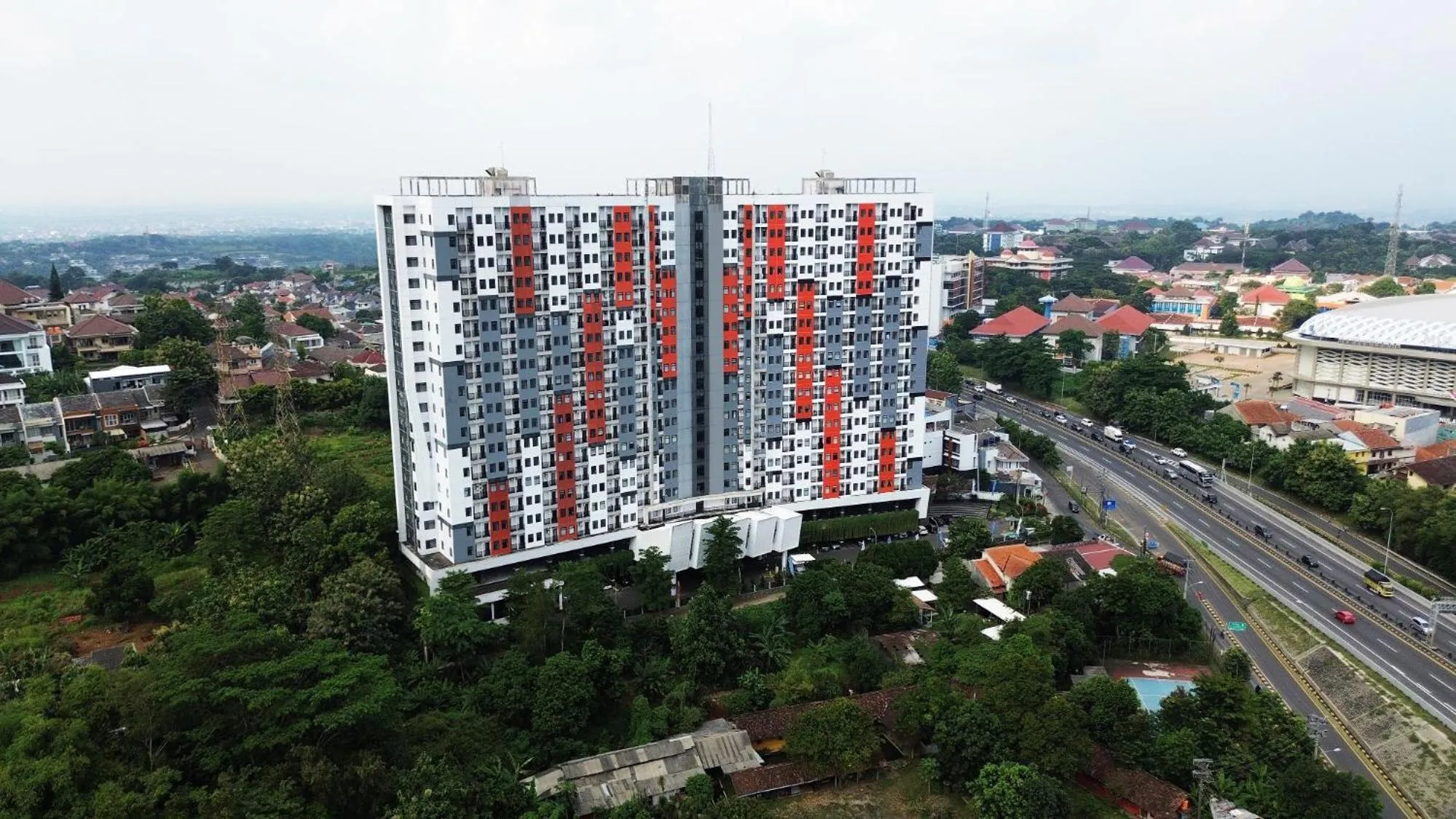 Bird's eye view in Cordova Suites