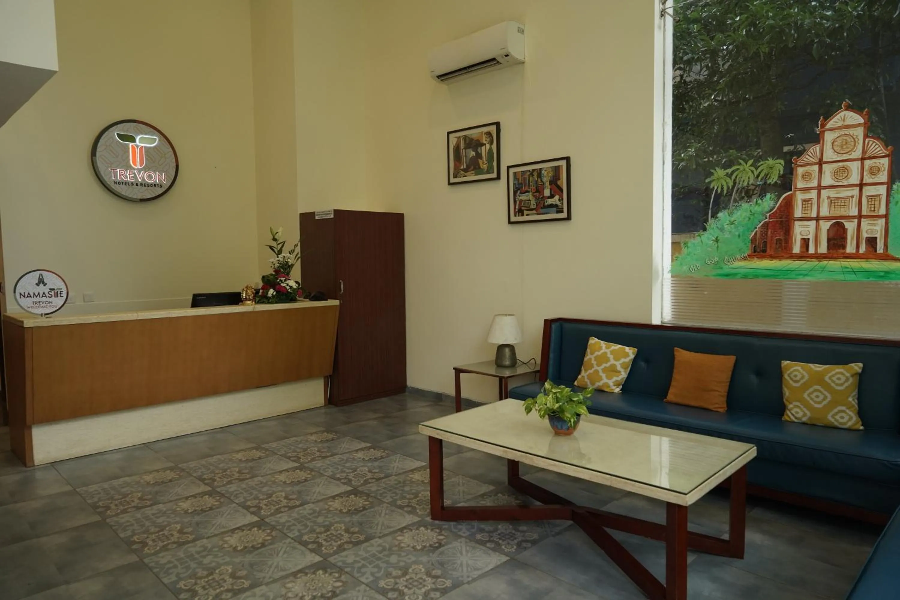 Seating area in Trevon Hotels & Resorts Goa