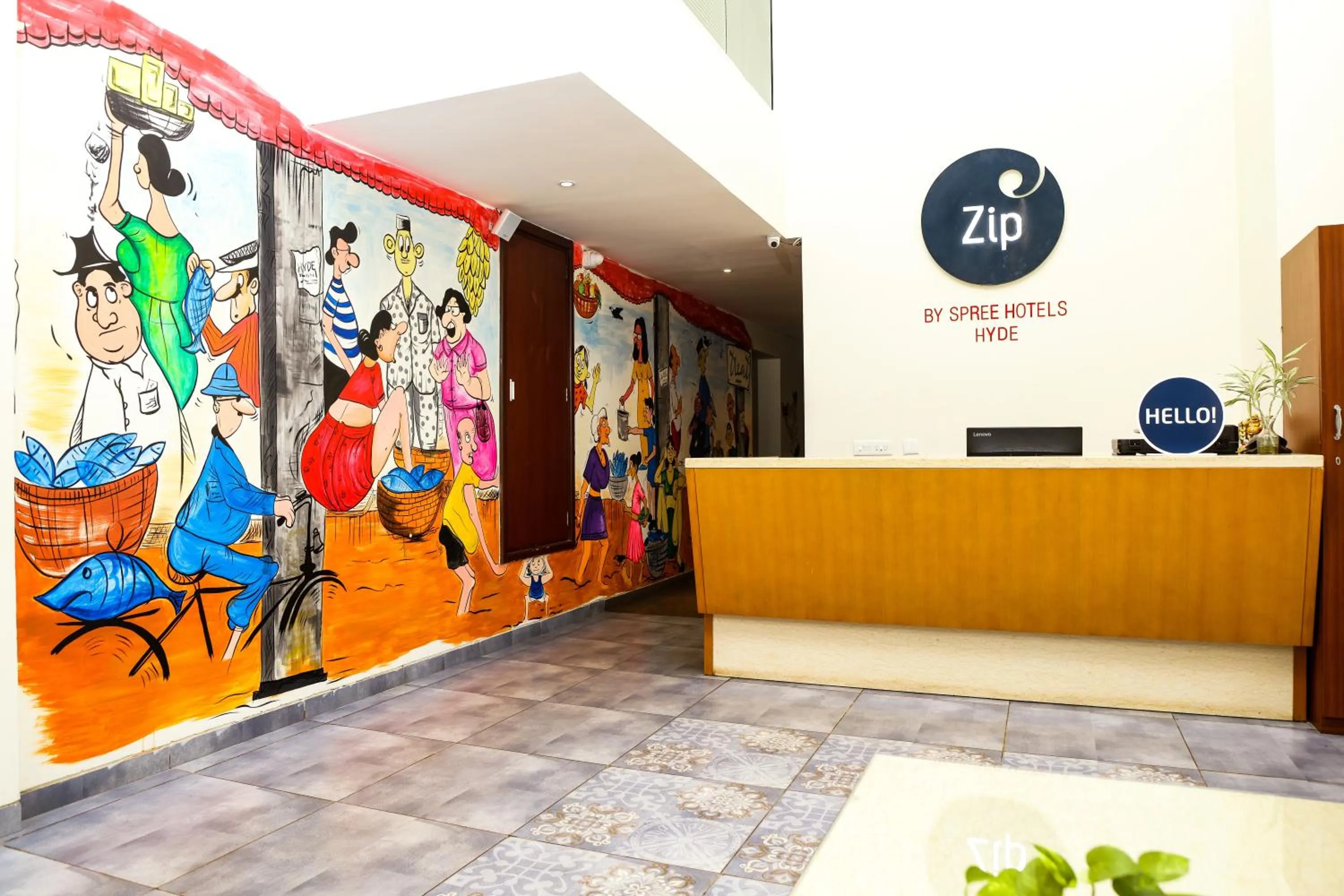 Lobby or reception in Zip By Spree Hotels Hyde Goa