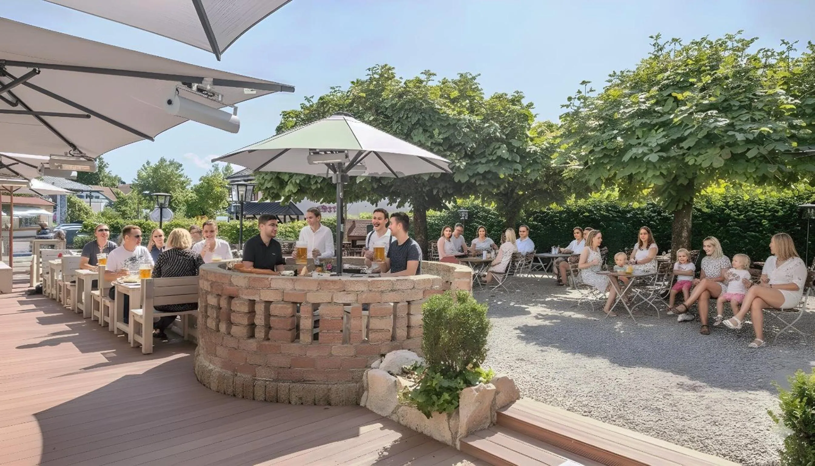 Garden in Hotel Alte Post