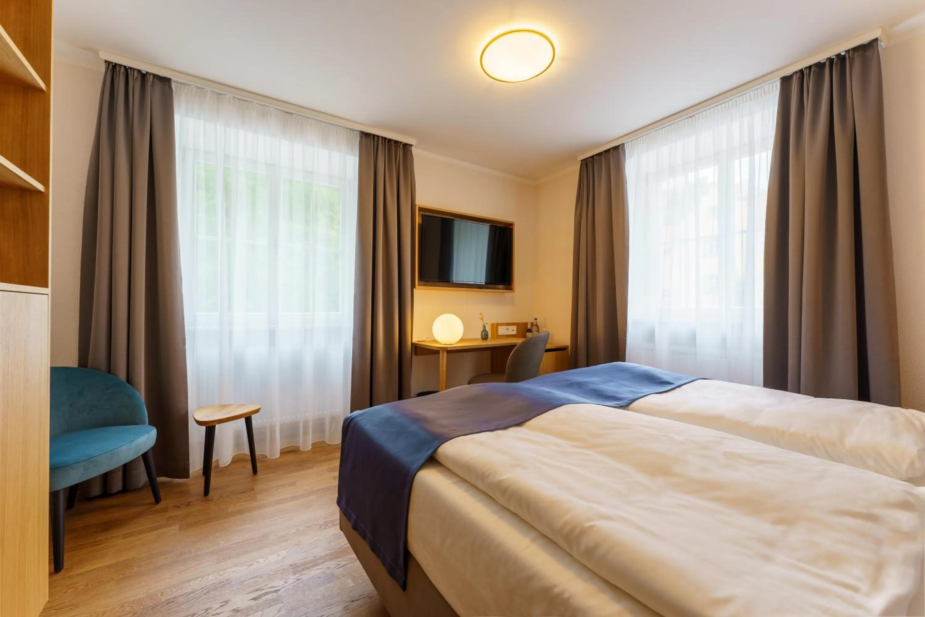 TV and multimedia, Bed in Hotel Wilder Mann