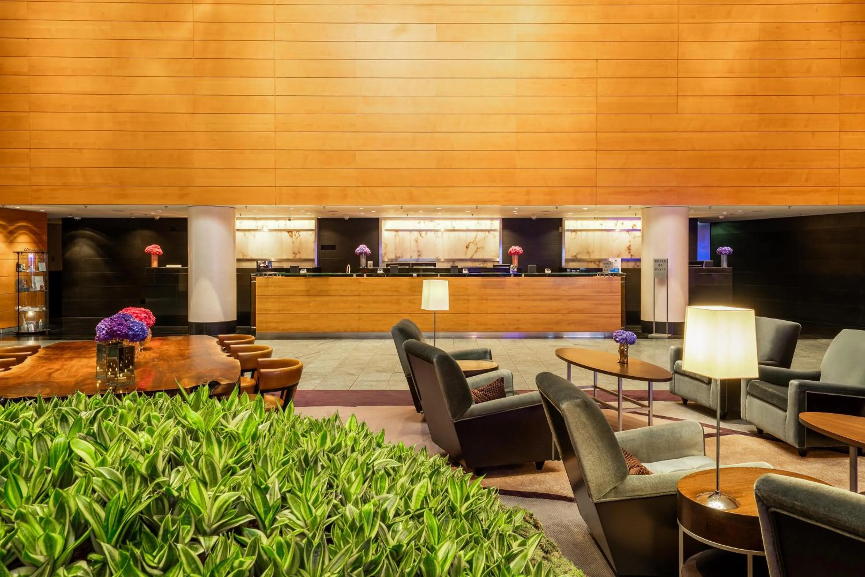 Lobby or reception in Grand Hyatt Berlin