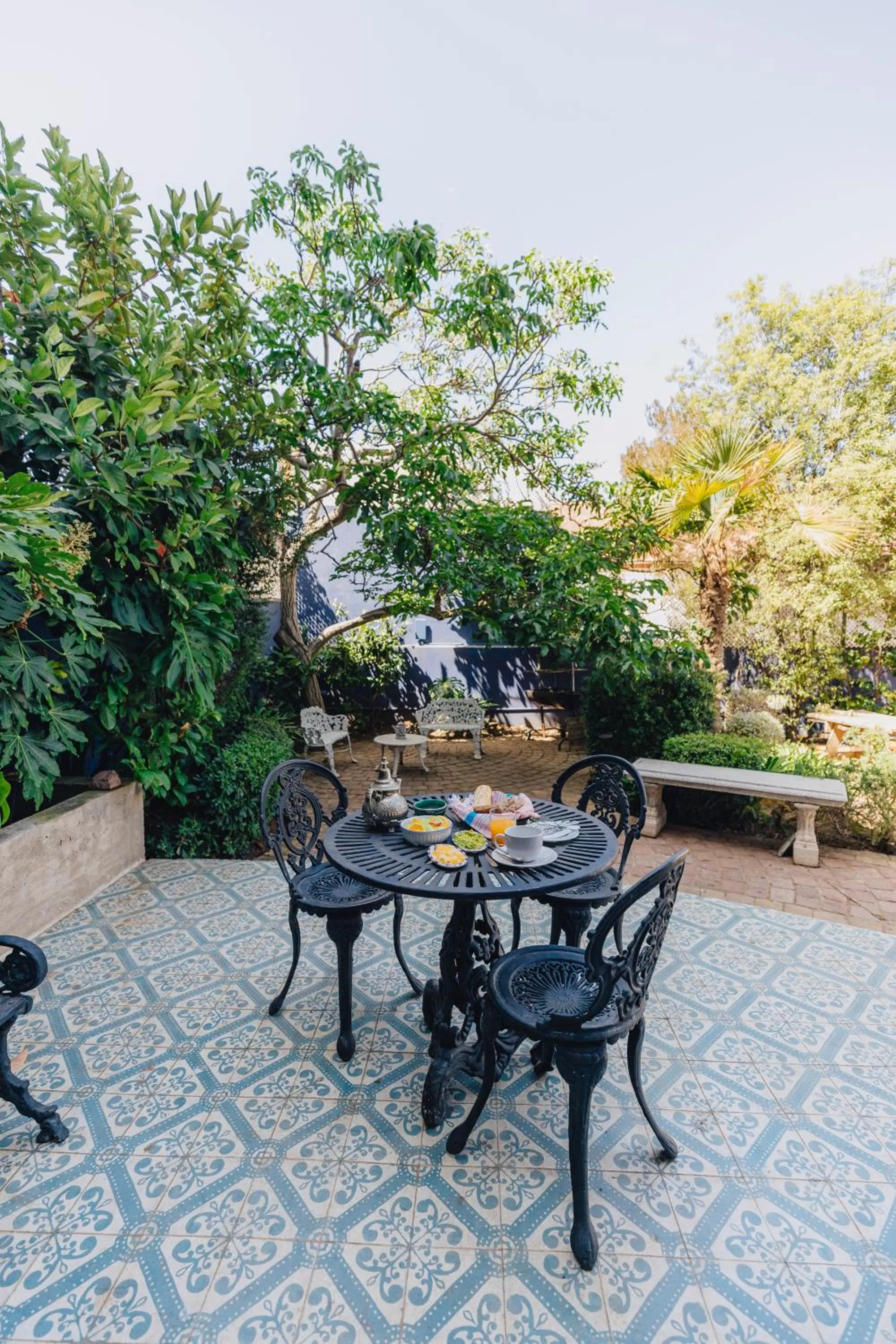 Patio in Casablu Hotel