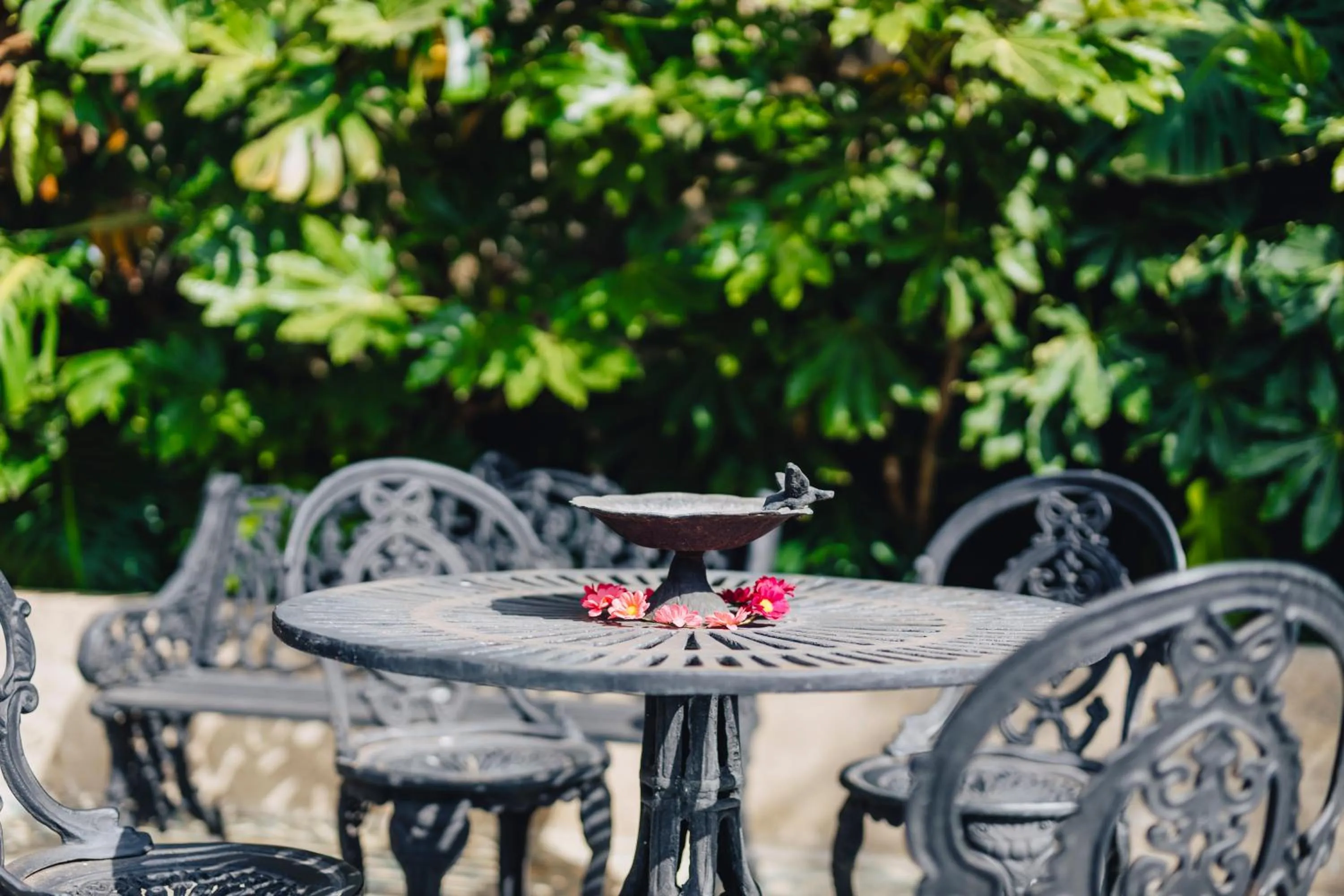 Patio in Casablu Hotel
