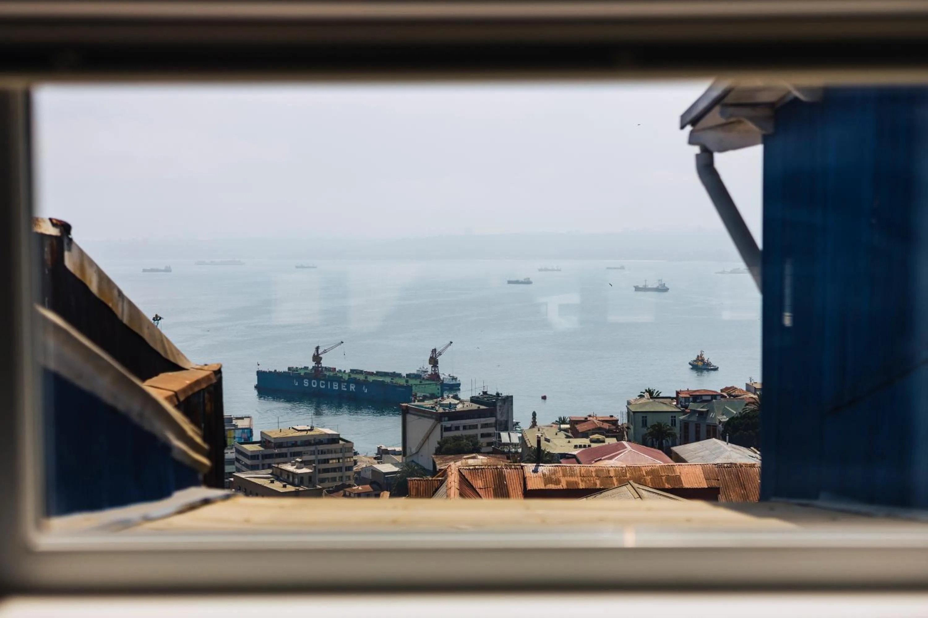 Quiet street view in Casablu Hotel