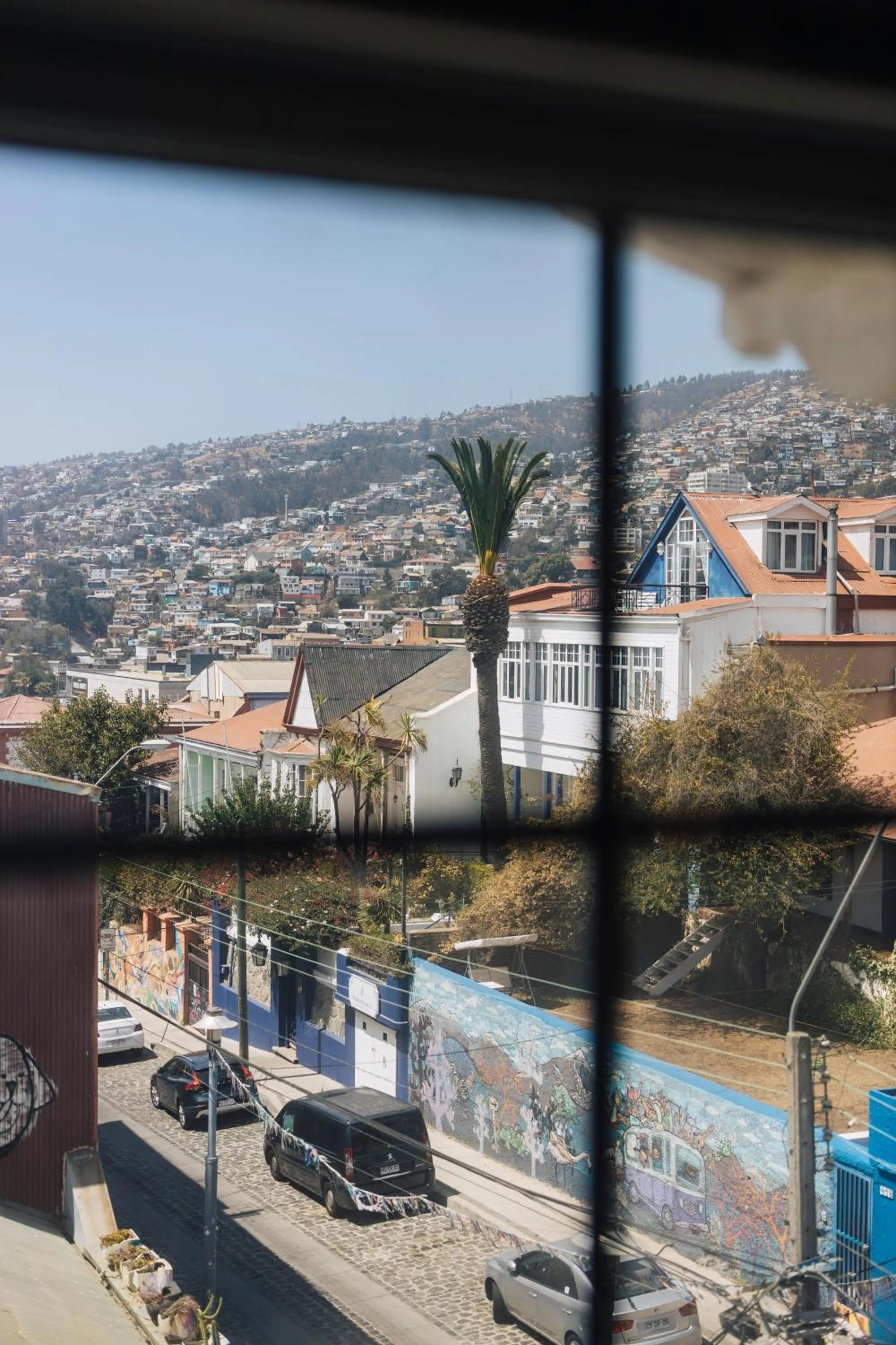 Quiet street view in Casablu Hotel