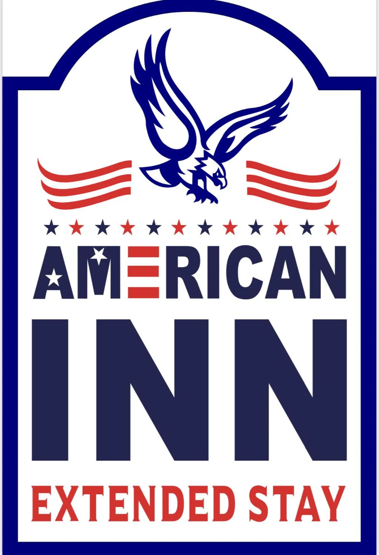 Property logo or sign in American inn