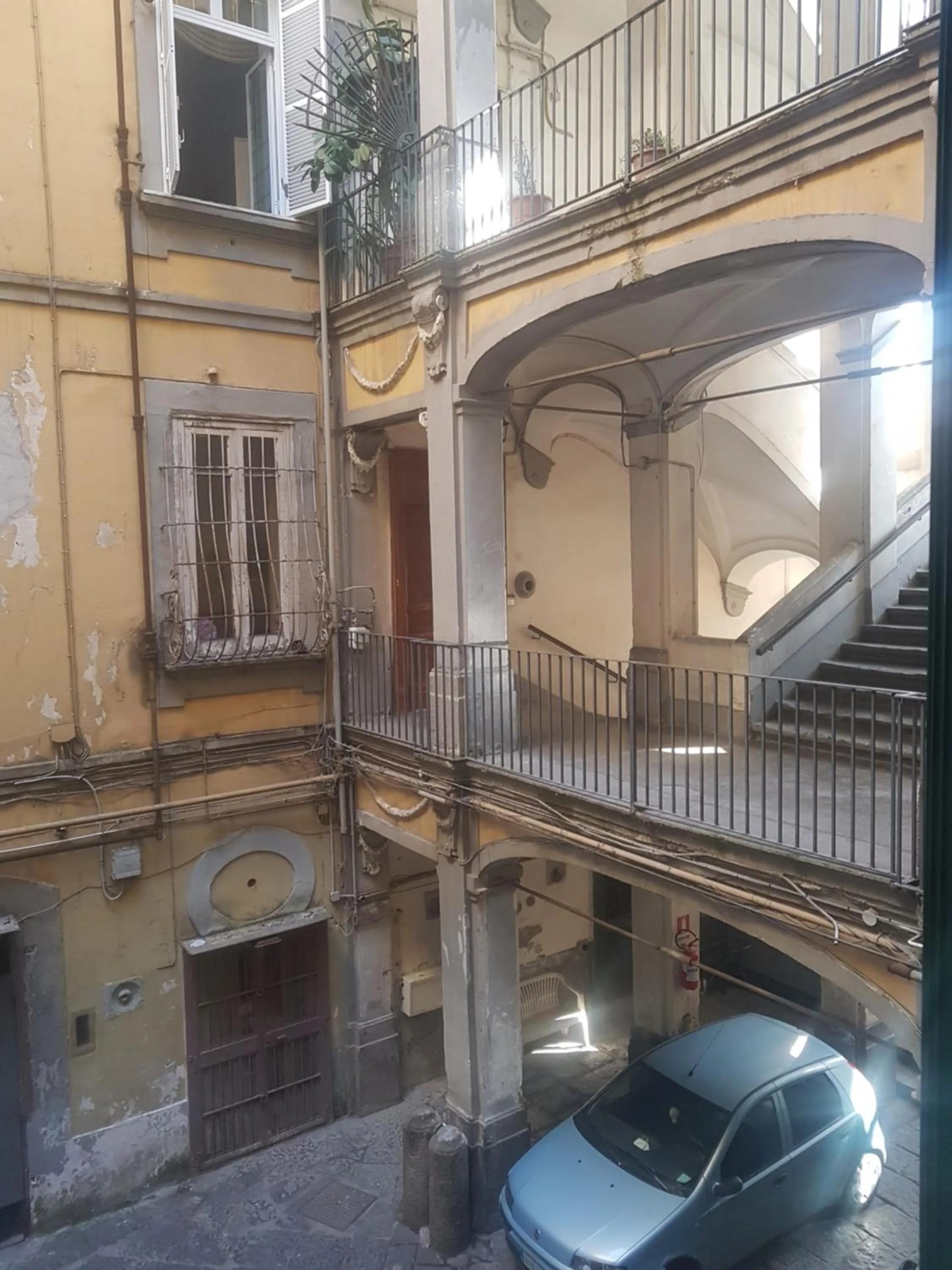 Inner courtyard view in Your Home in Naples
