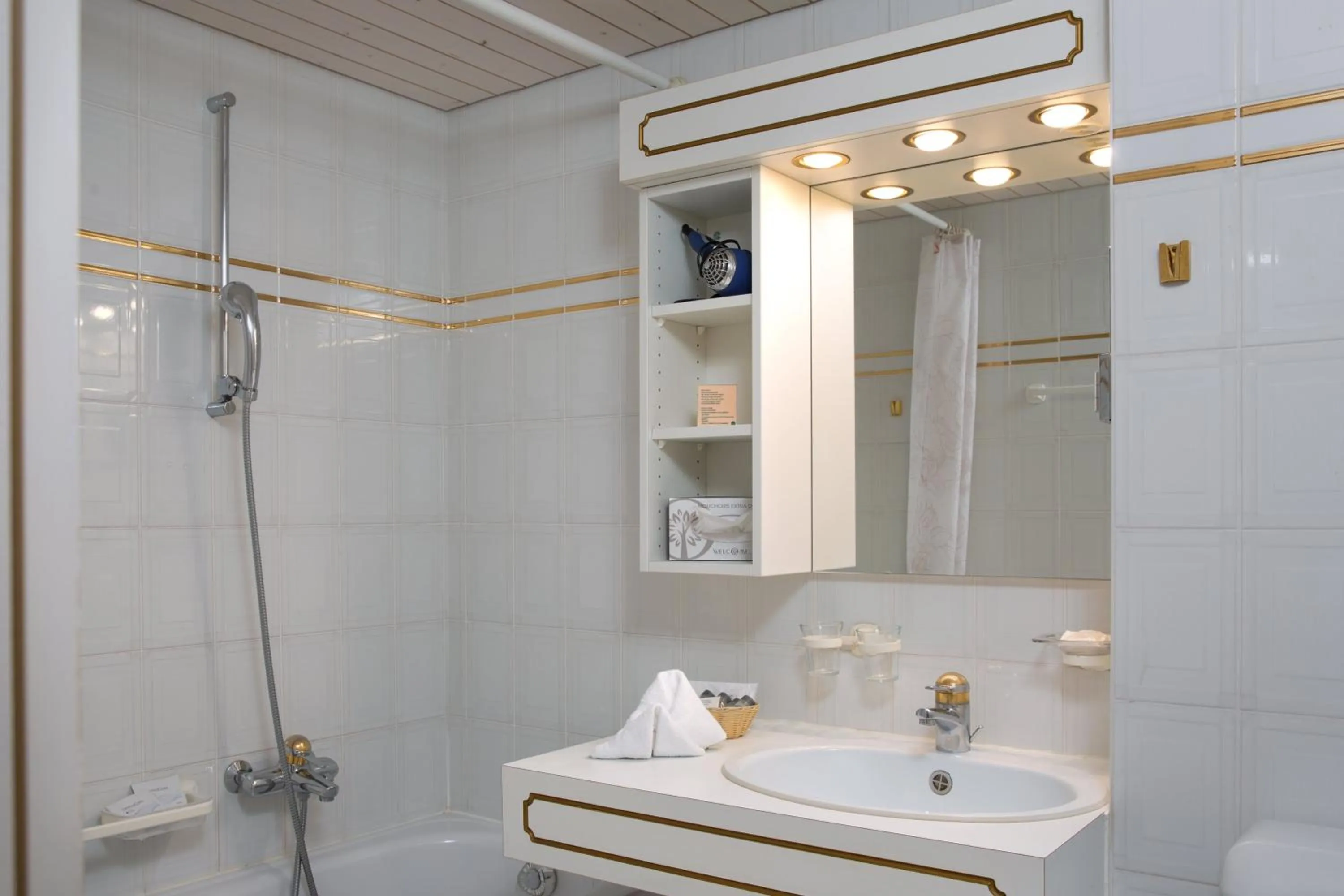 Bathroom in Hotel Helvetia Intergolf