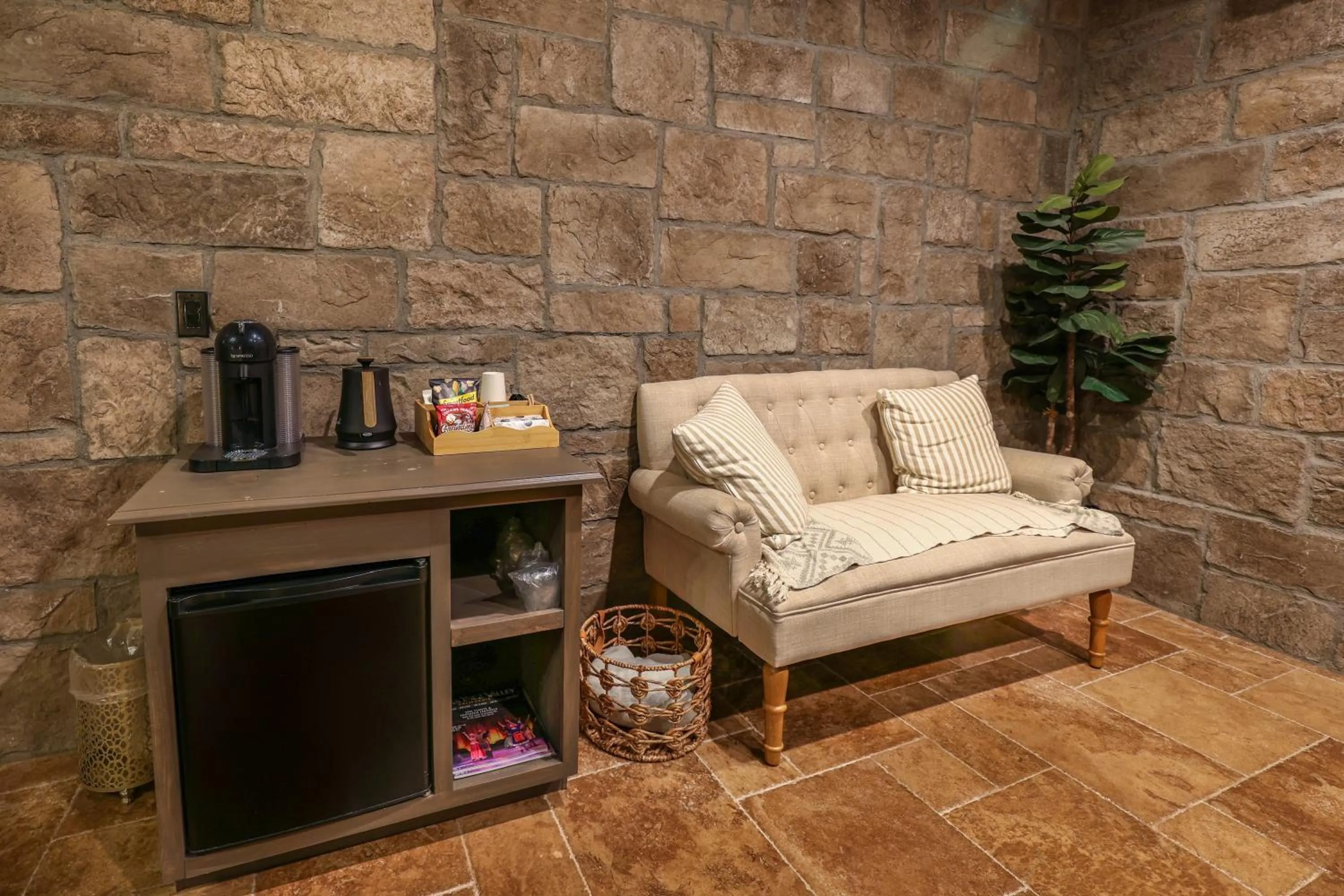 Seating area in The Inn at Zaca Creek