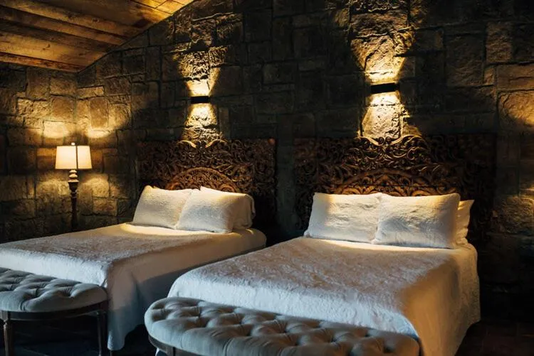 Bed in The Inn at Zaca Creek