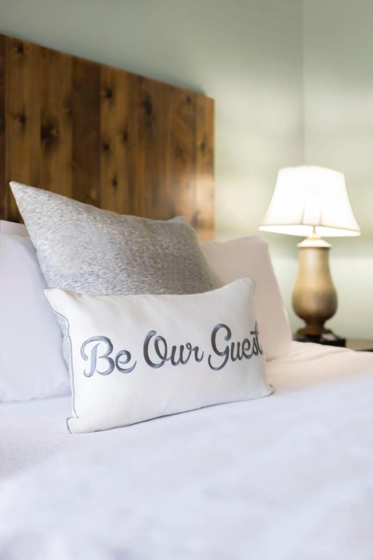 Bed in River Rock Inn B&B