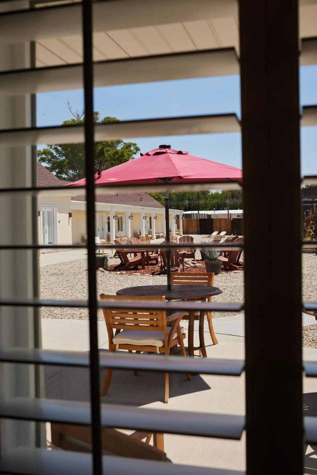 Patio in River Rock Inn B&B