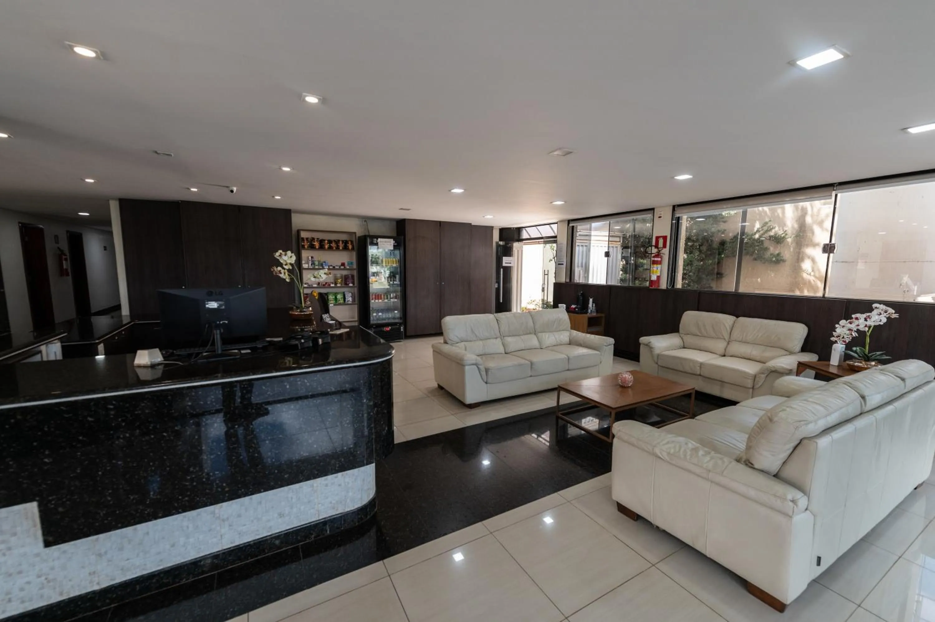 Seating area in Havana Express