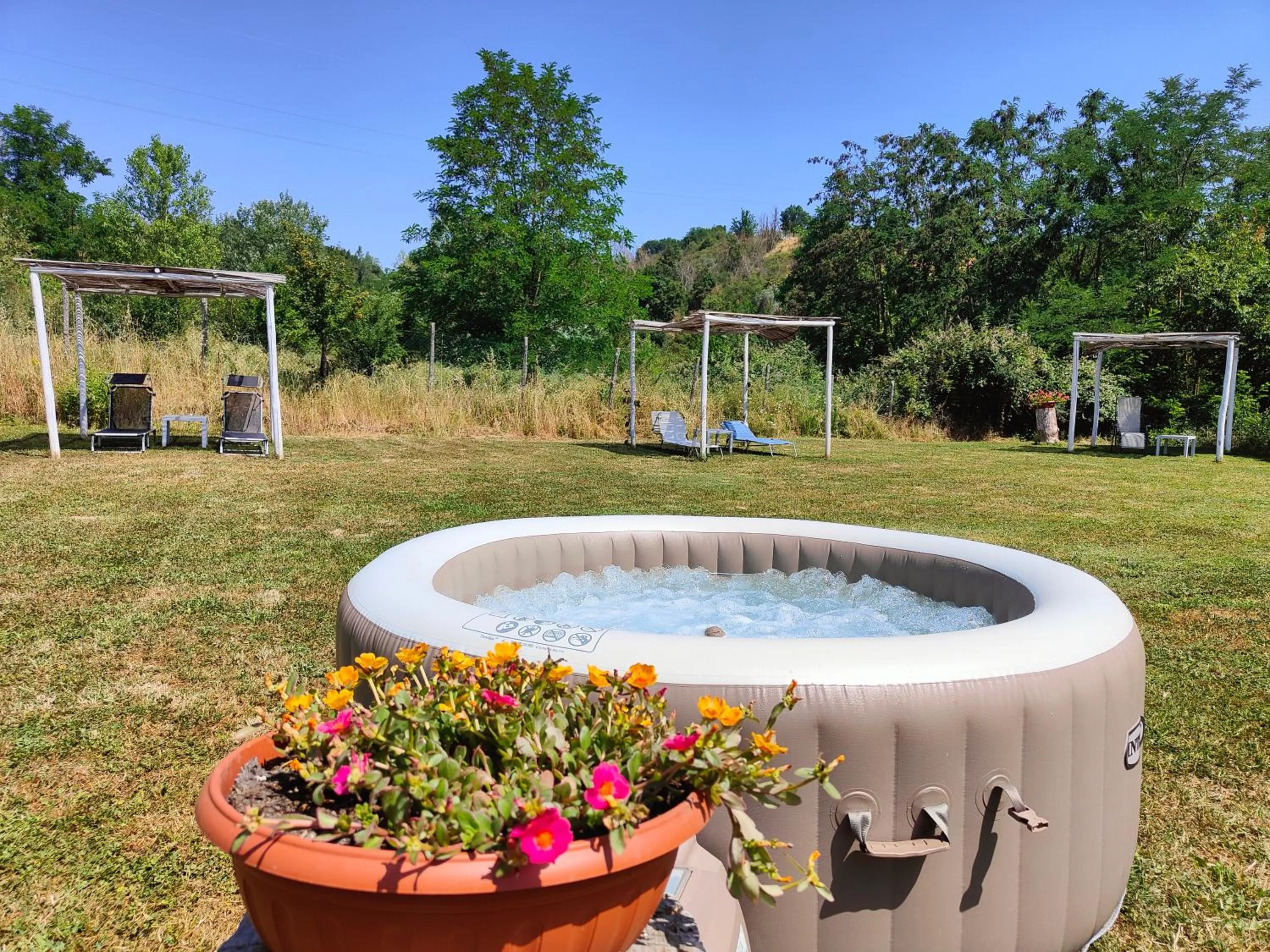 Garden in La valle B&B