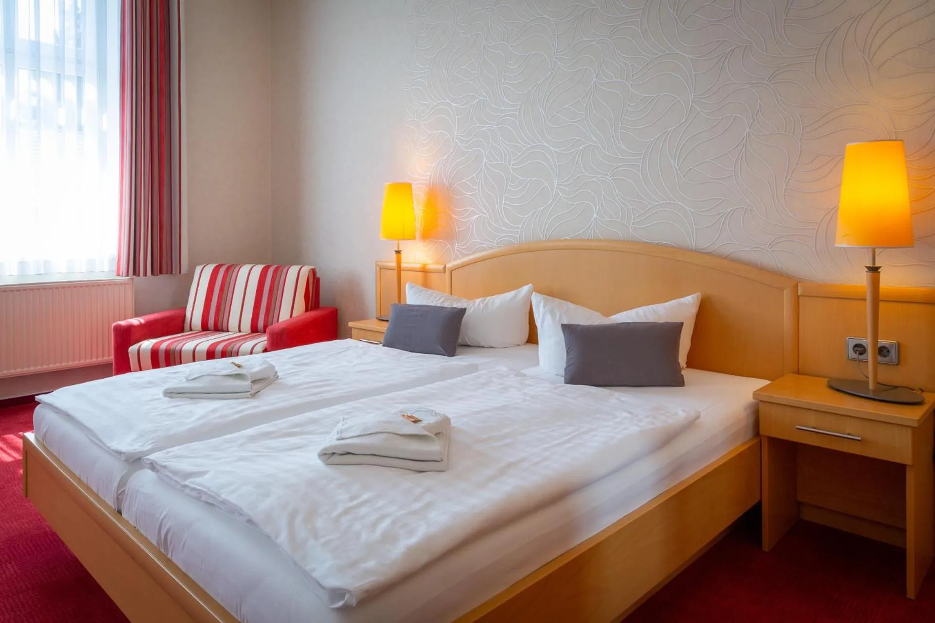 Bed in Hotel & Restaurant Waldschlösschen