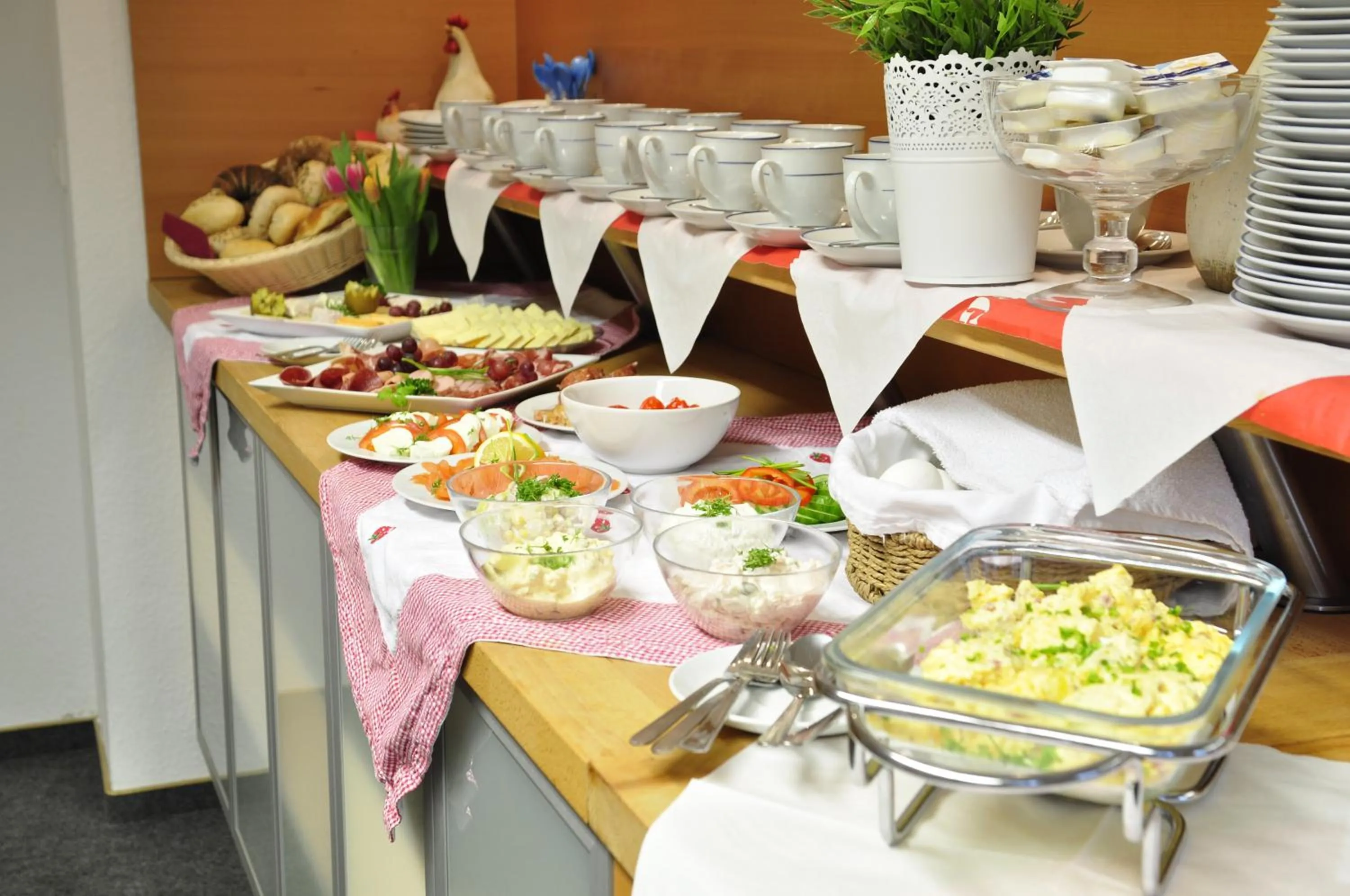 Buffet breakfast in Apart Hotel Ferdinand Berlin