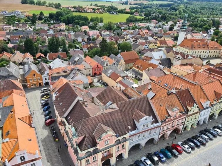 Bird's eye view in Konšelský šenk Domažlice