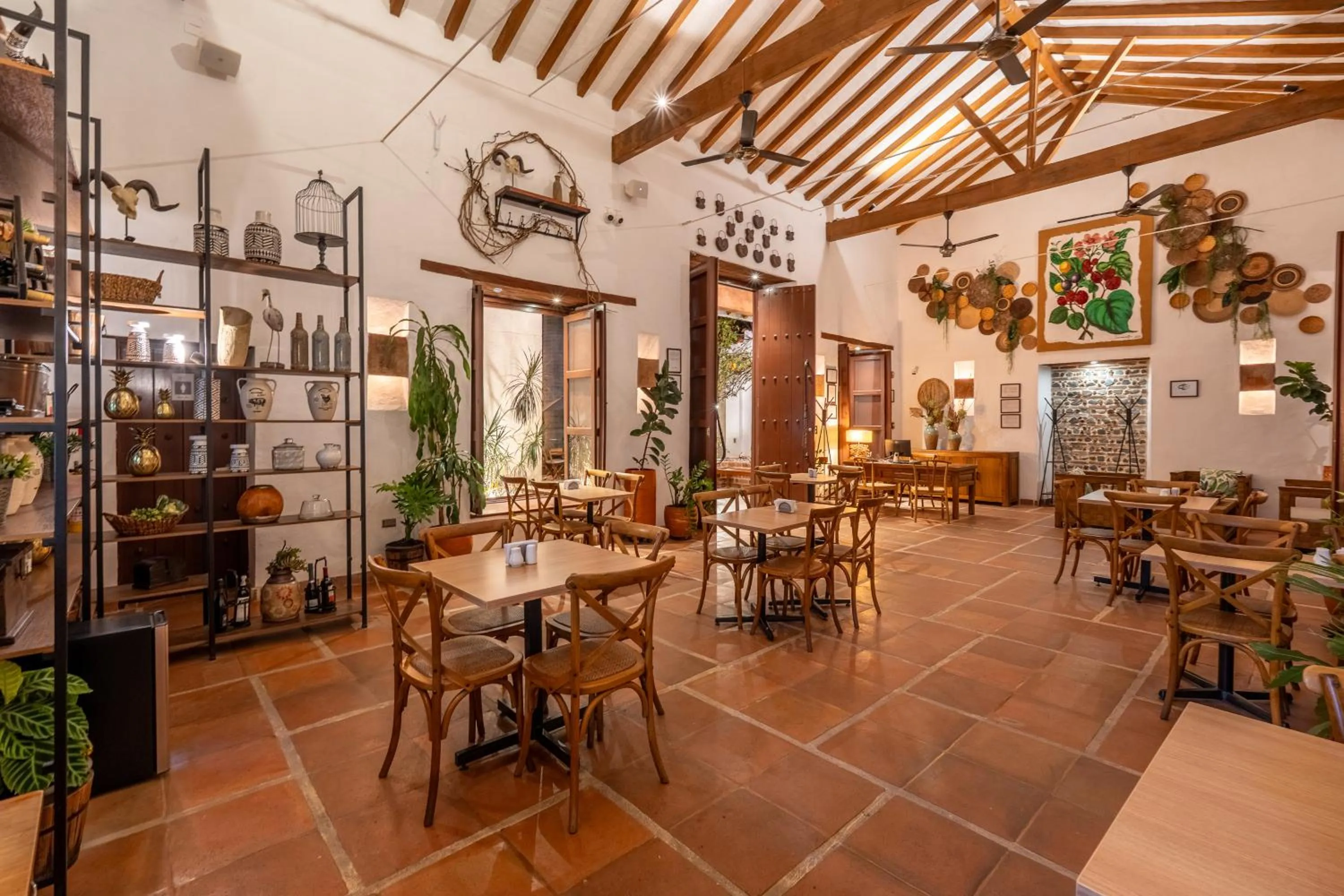 Restaurant/places to eat in Casa Bixa Hotel Boutique -Santa Fe de Antioquia- Mayores de 12 años