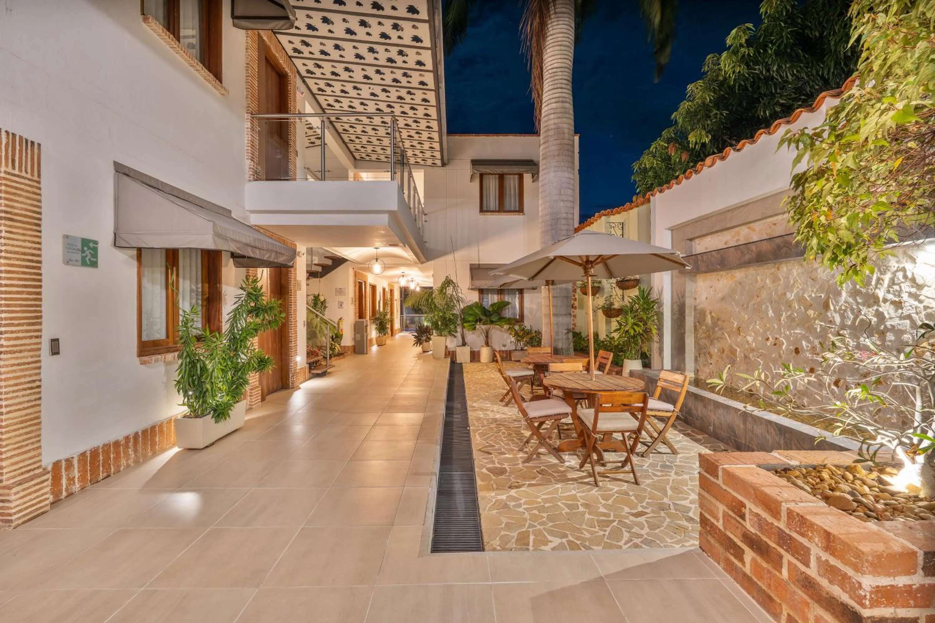 Patio in Casa Bixa Hotel Boutique -Santa Fe de Antioquia- Mayores de 12 años