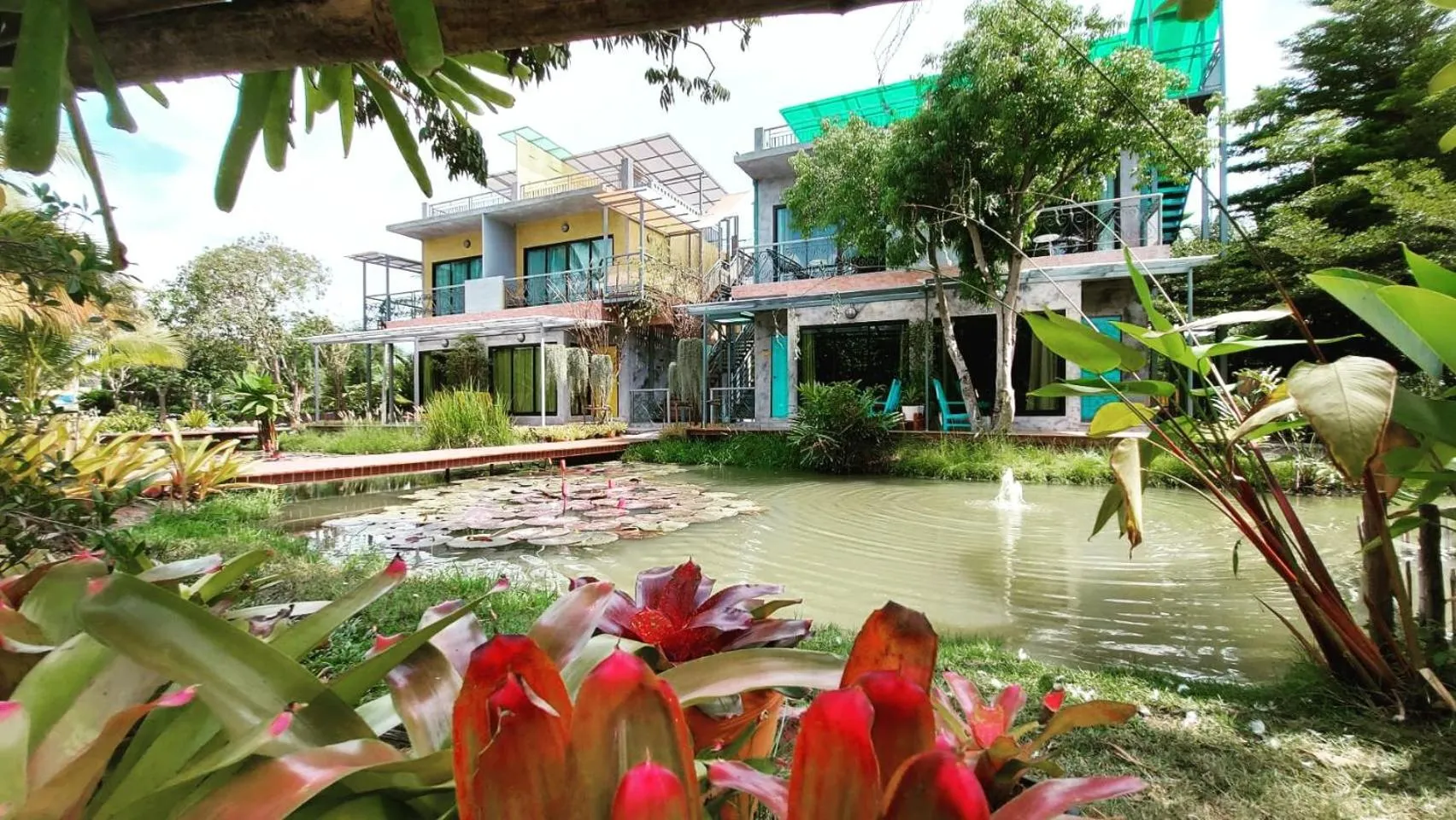 Balcony/Terrace in River CoCo @ Amphawa