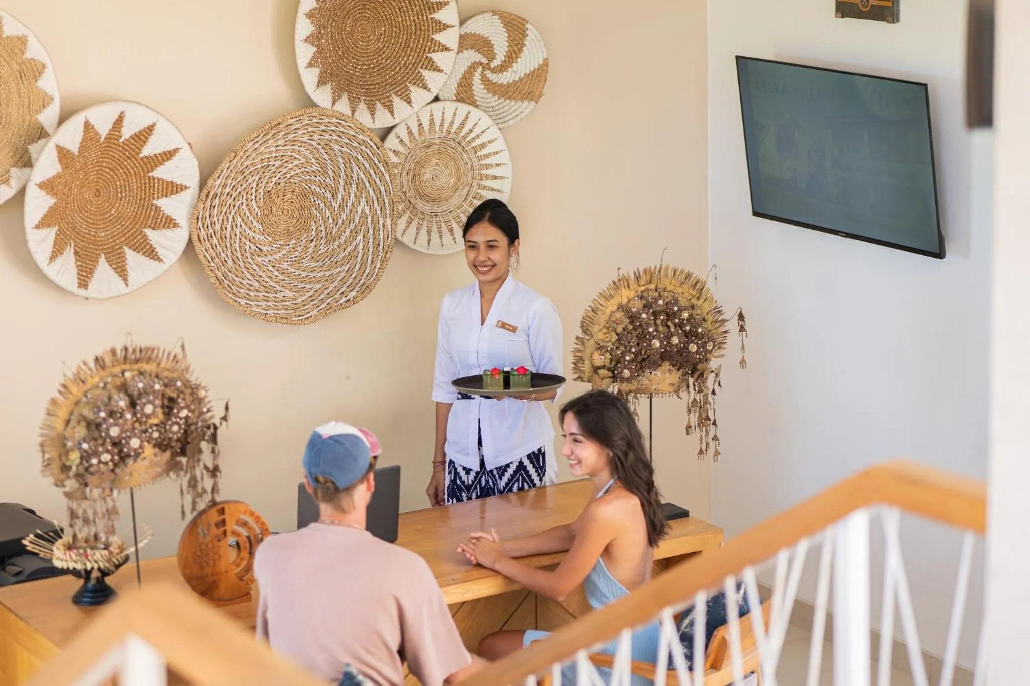 Lobby or reception in Aeera Villa Canggu by Ini Vie Hospitality