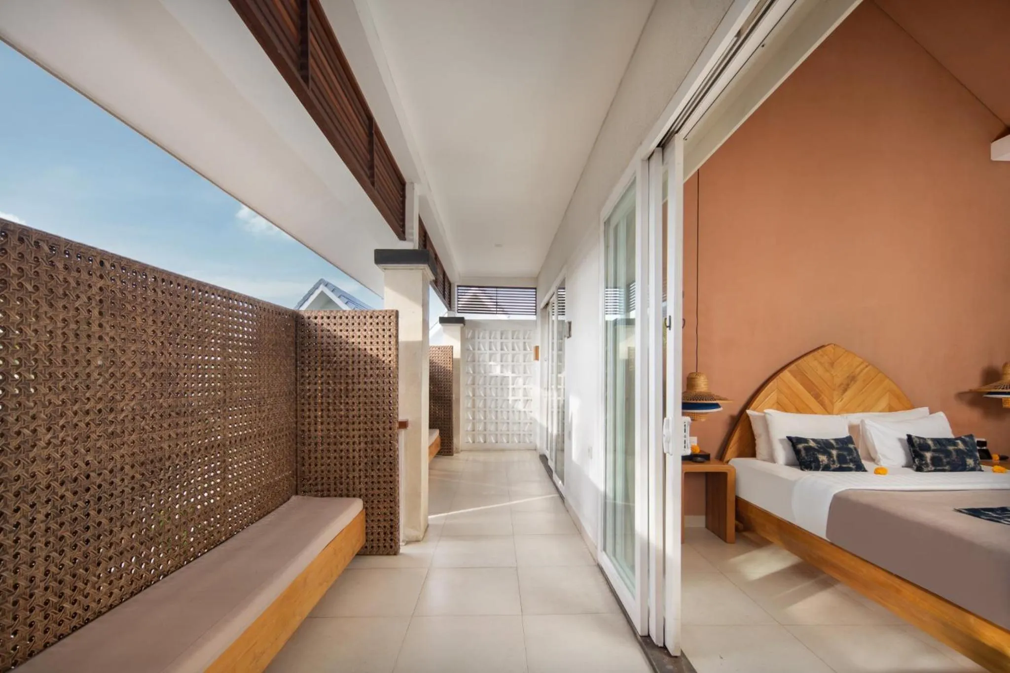Bedroom, Bed in Aeera Villa Canggu by Ini Vie Hospitality