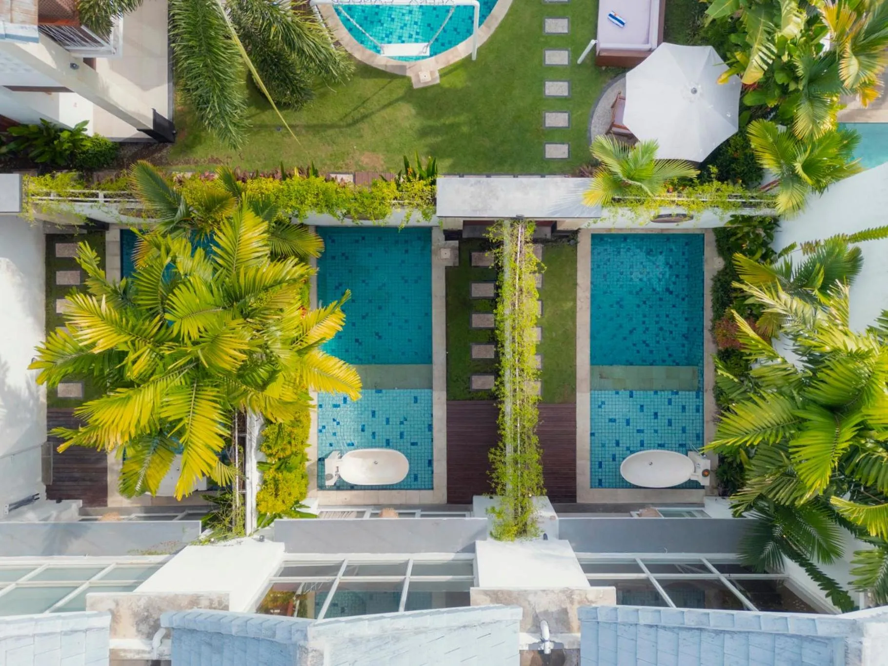 Property building in Aeera Villa Canggu by Ini Vie Hospitality