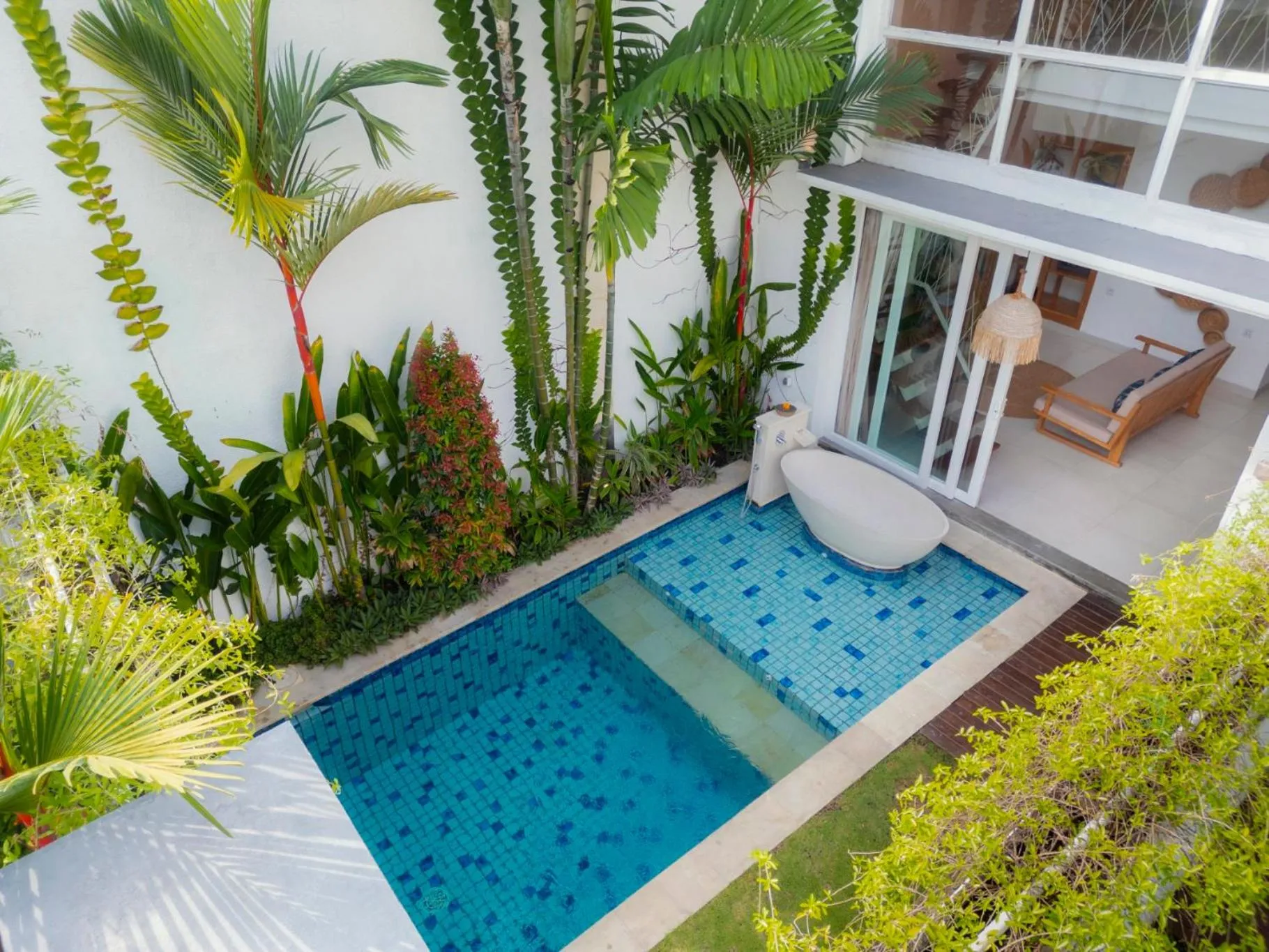 Swimming pool in Aeera Villa Canggu by Ini Vie Hospitality