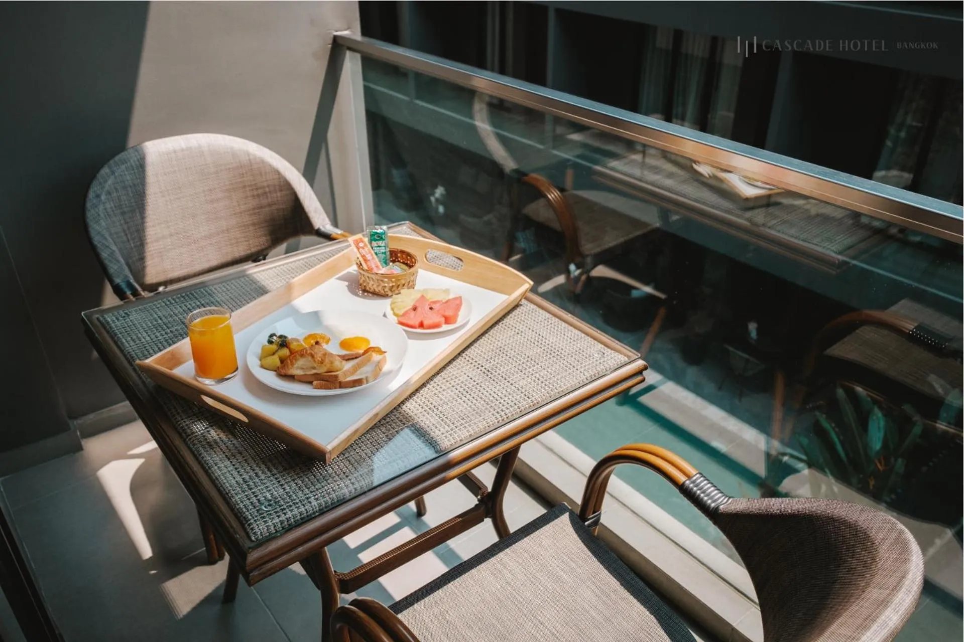 Balcony/Terrace in Cascade Hotel Bangkok