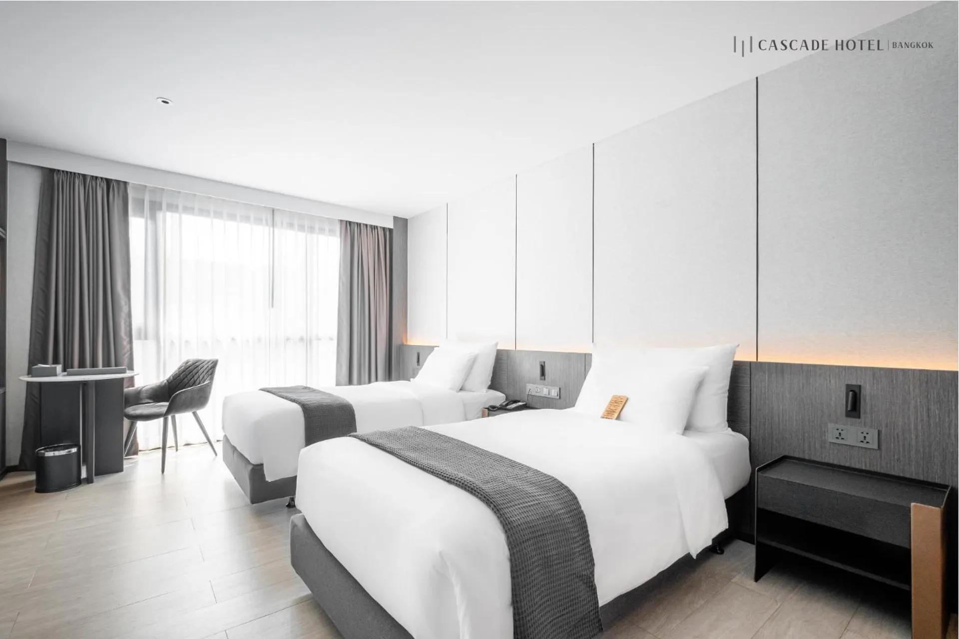 Bedroom, Bed in Cascade Hotel Bangkok