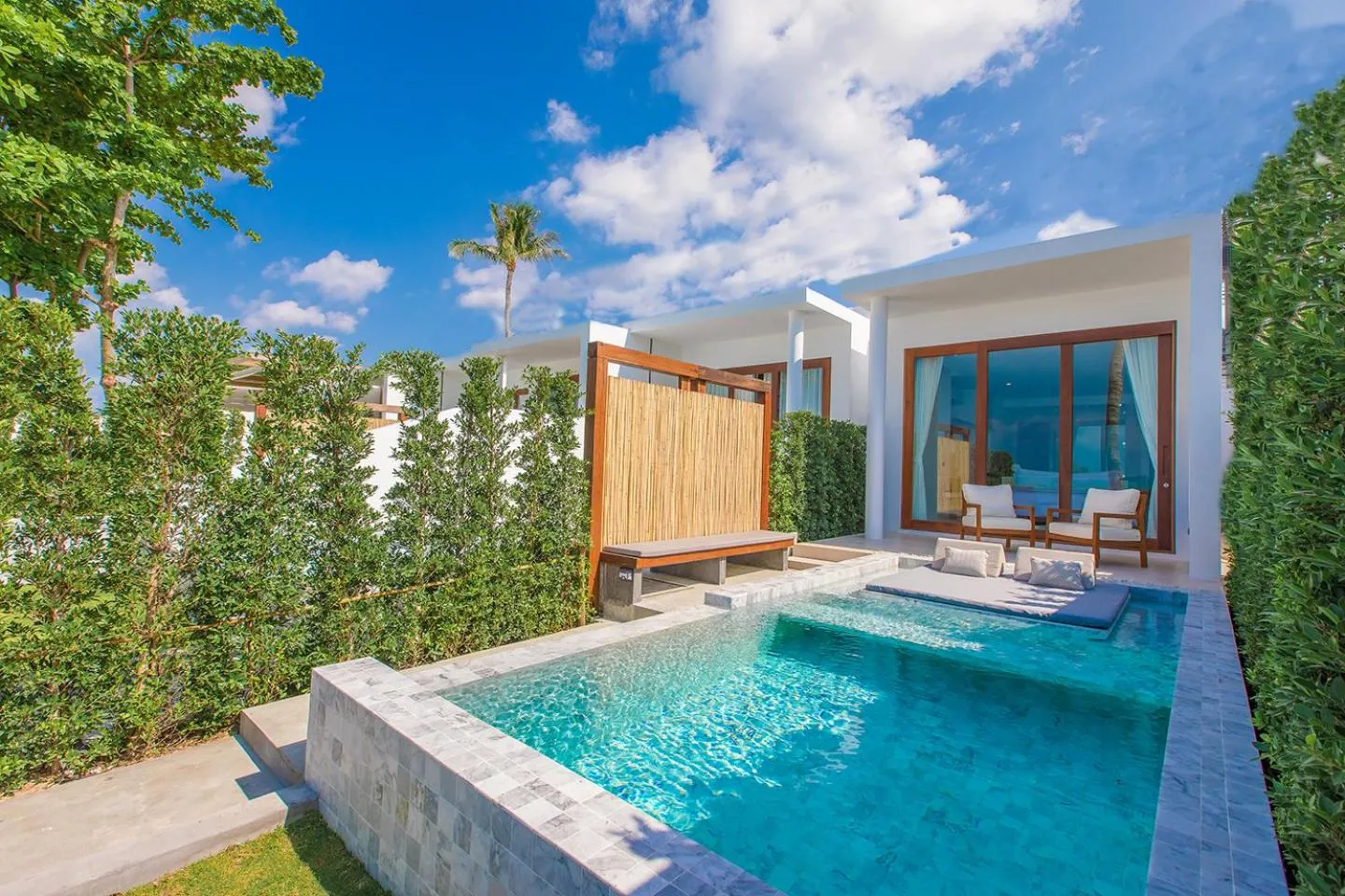 Swimming pool in White Whale Beachfront Pool Villa