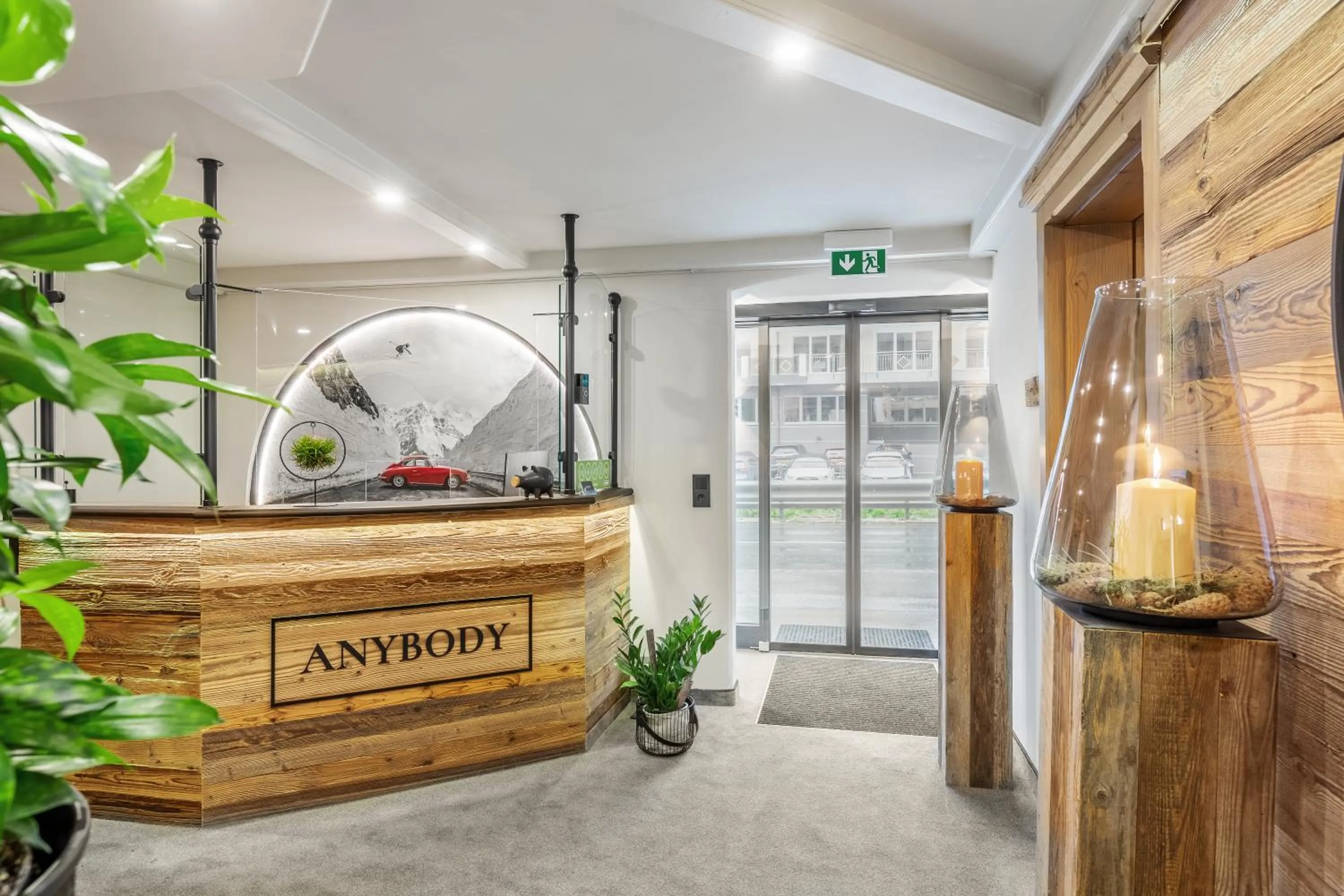 Lobby or reception in Boutique Hotel ANYBODY