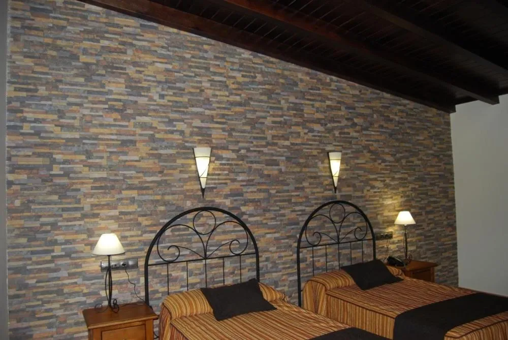 Bed in Hotel Trajano