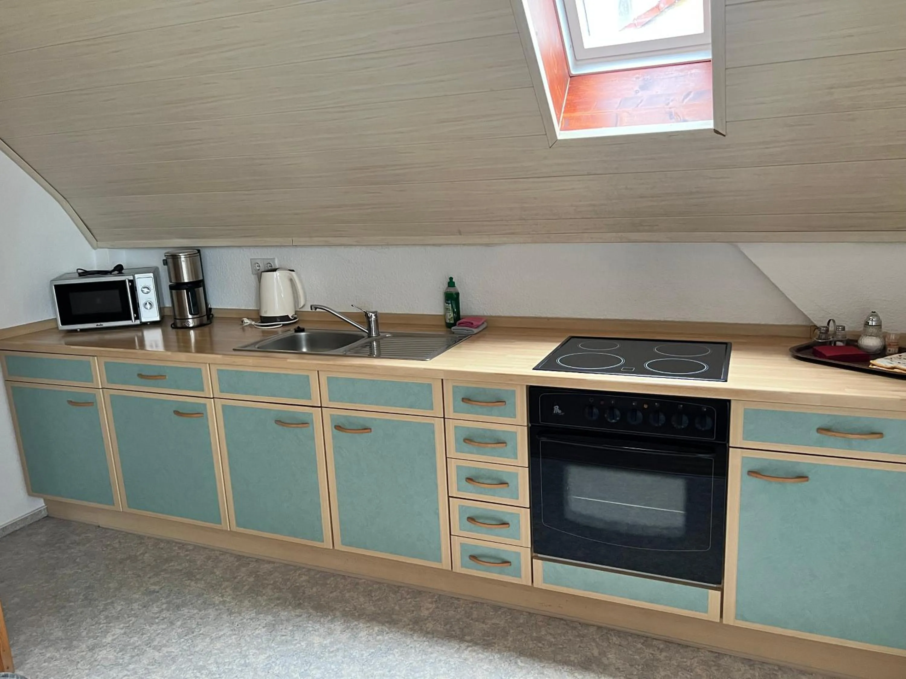 Kitchen or kitchenette in Hotel Fantasie