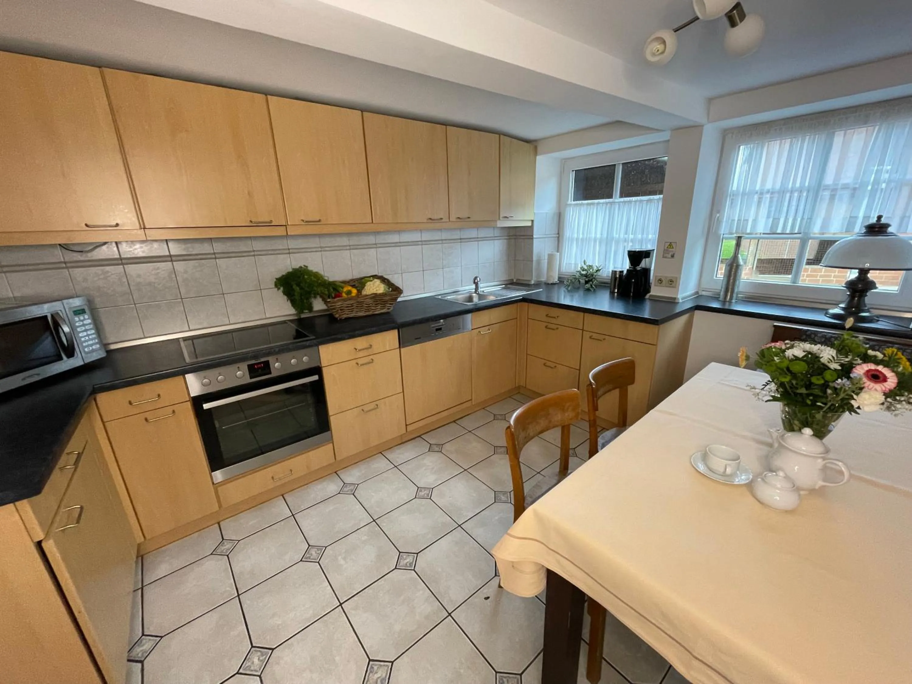 Kitchen or kitchenette in Landhaus Holthausen