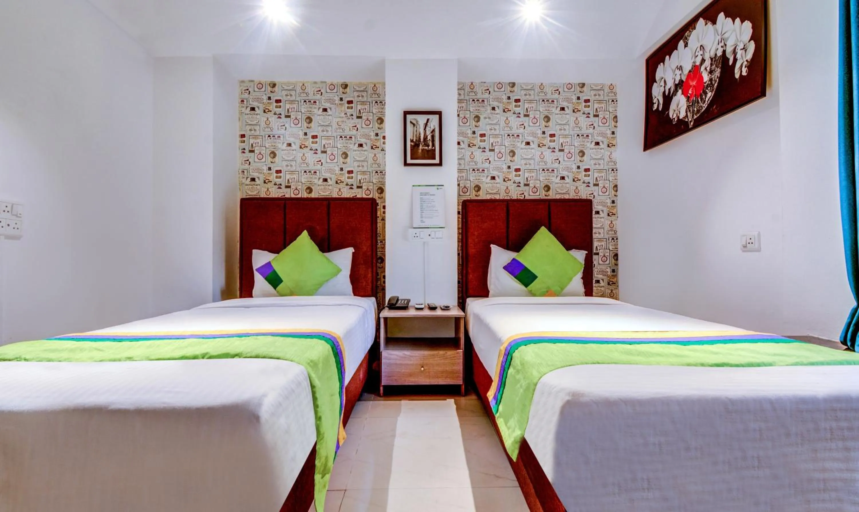 Bedroom, Bed in Treebo Iris Suites