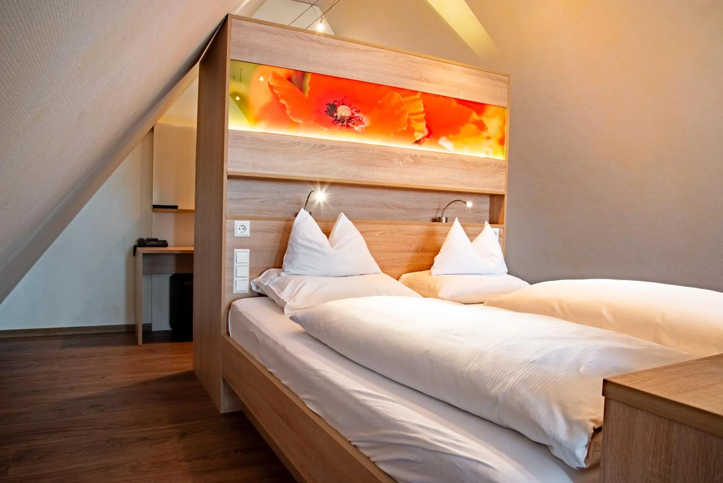 Photo of the whole room, Bed in Hotel & Restaurant Post