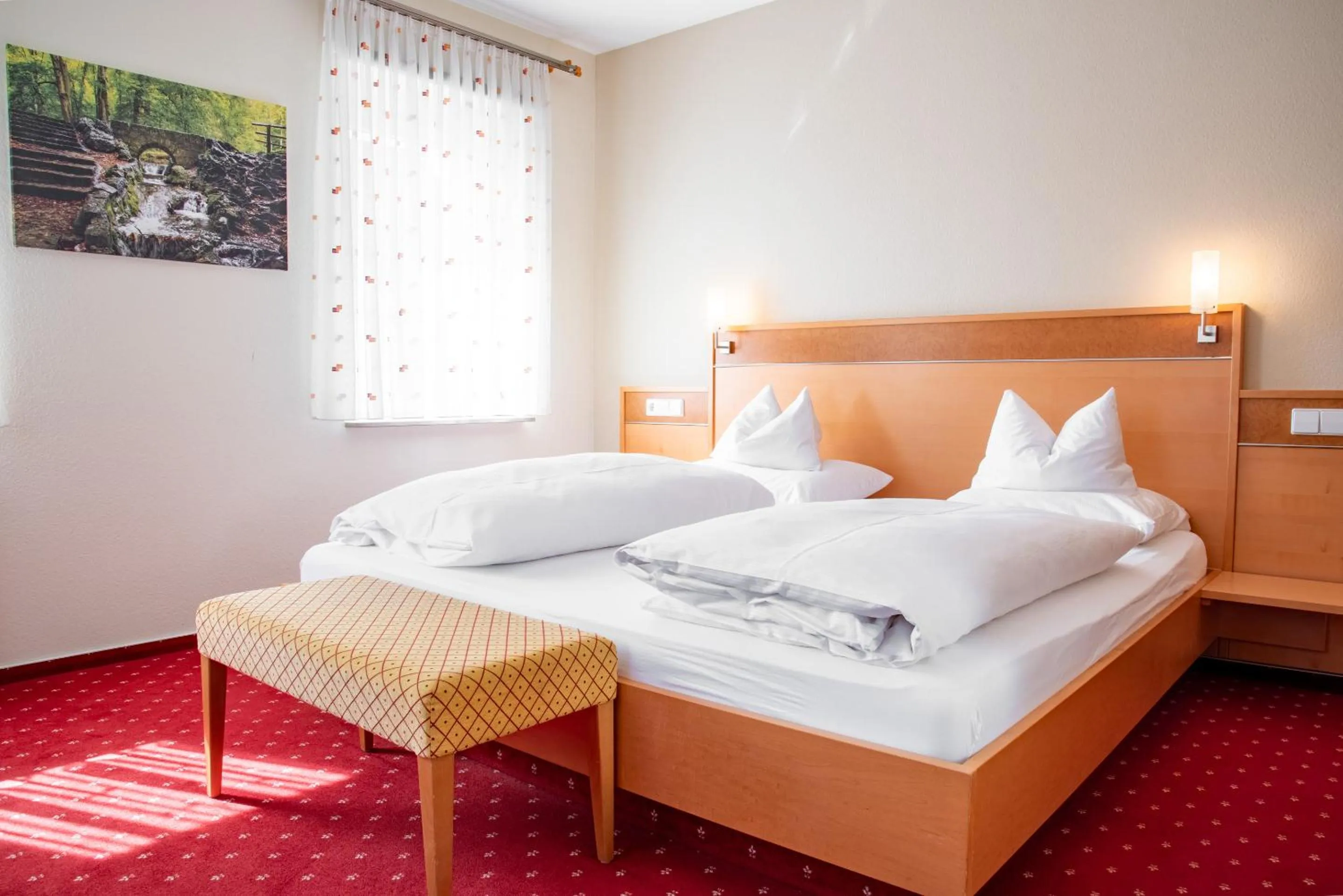 Photo of the whole room, Bed in Hotel & Restaurant Post