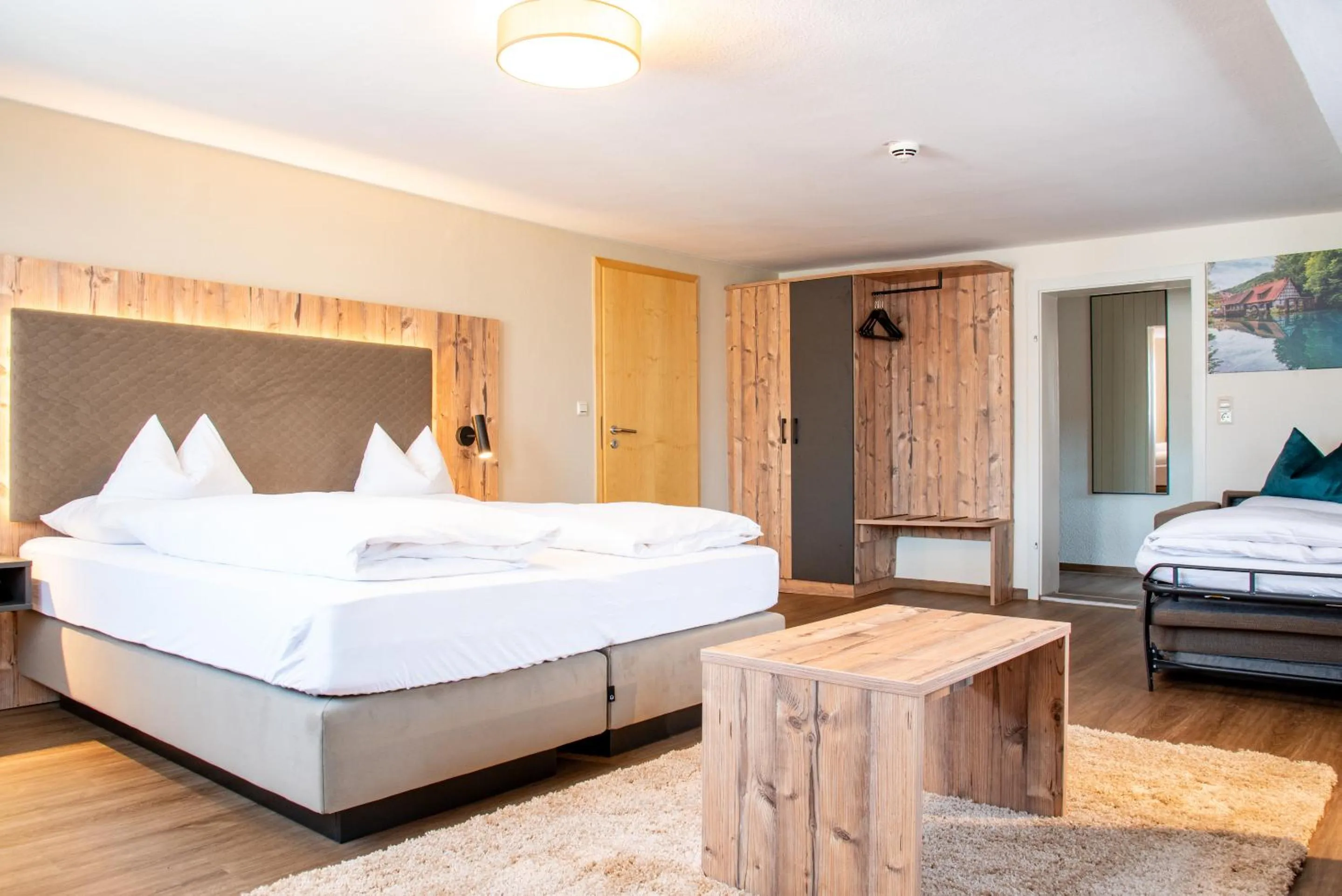 Photo of the whole room, Bed in Hotel & Restaurant Post