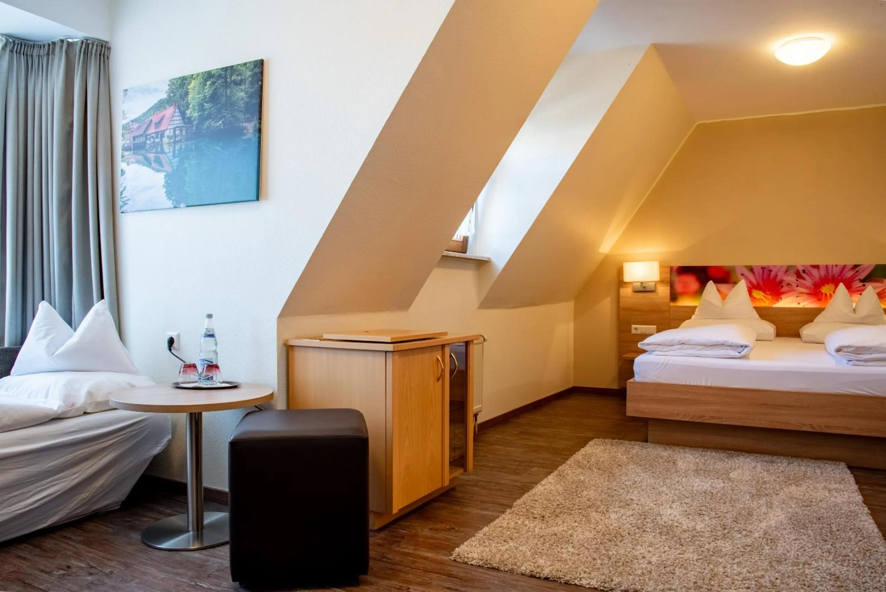 Photo of the whole room, Bed in Hotel & Restaurant Post