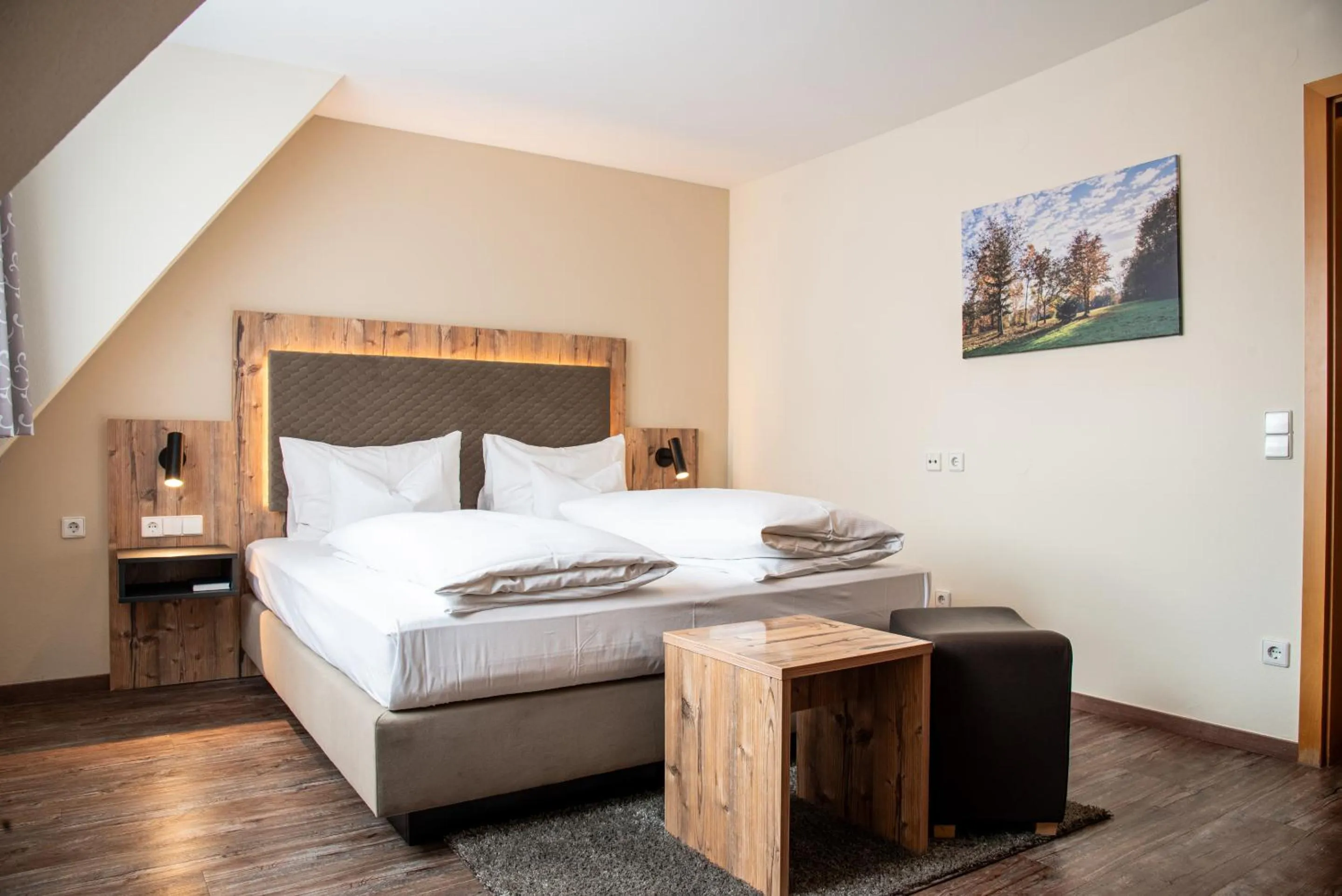 Bed in Hotel & Restaurant Post