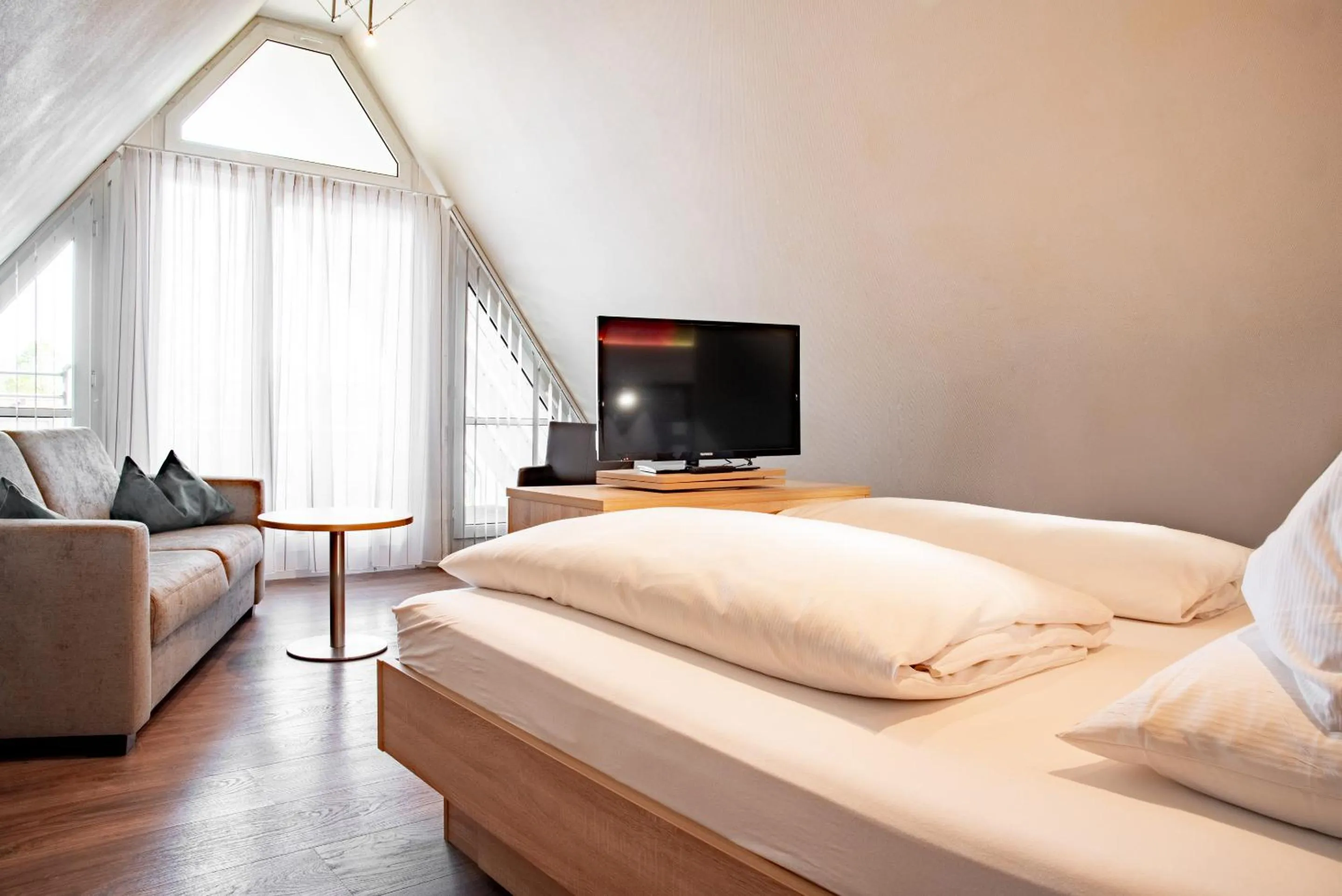 Photo of the whole room, Bed in Hotel & Restaurant Post