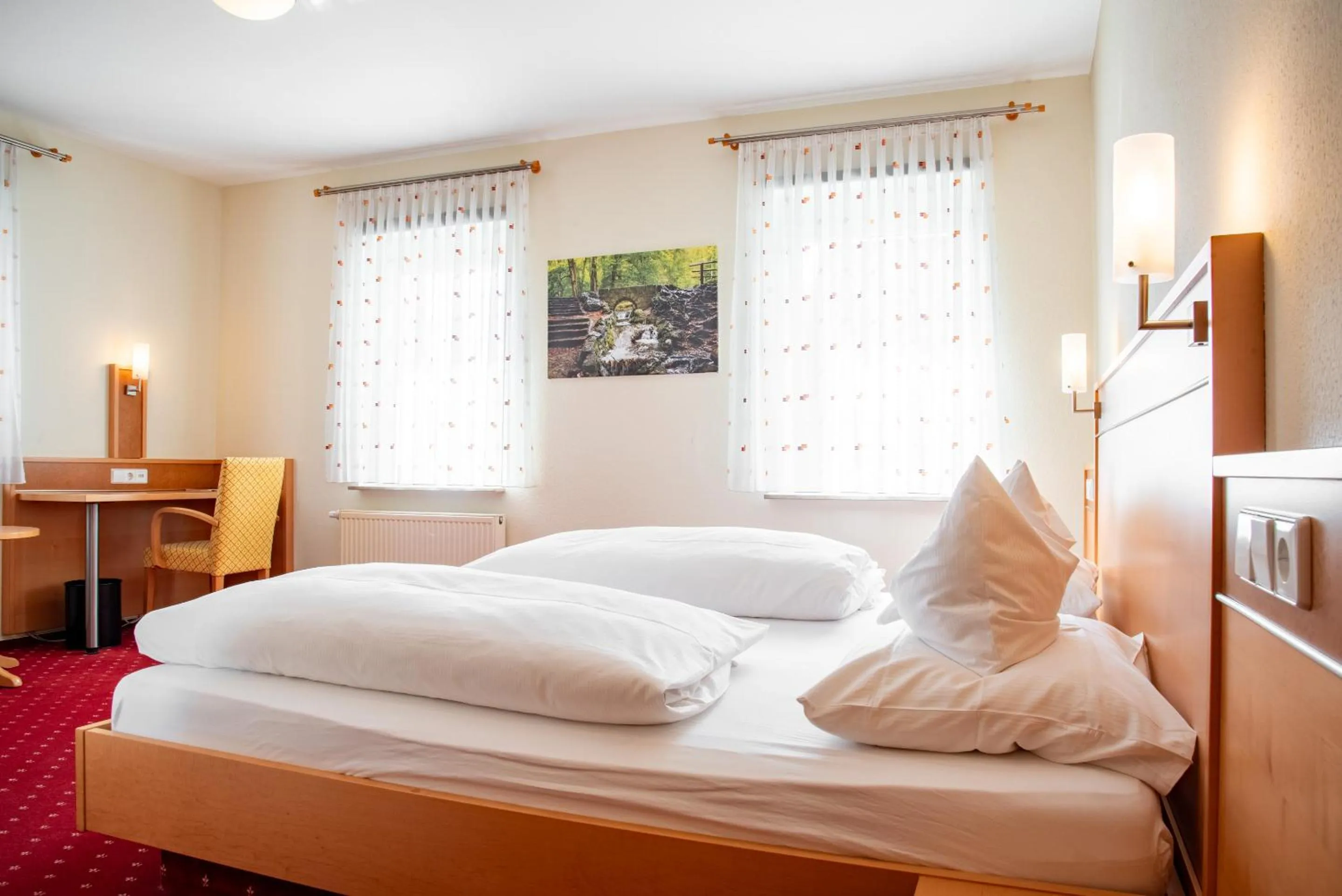 Photo of the whole room, Bed in Hotel & Restaurant Post