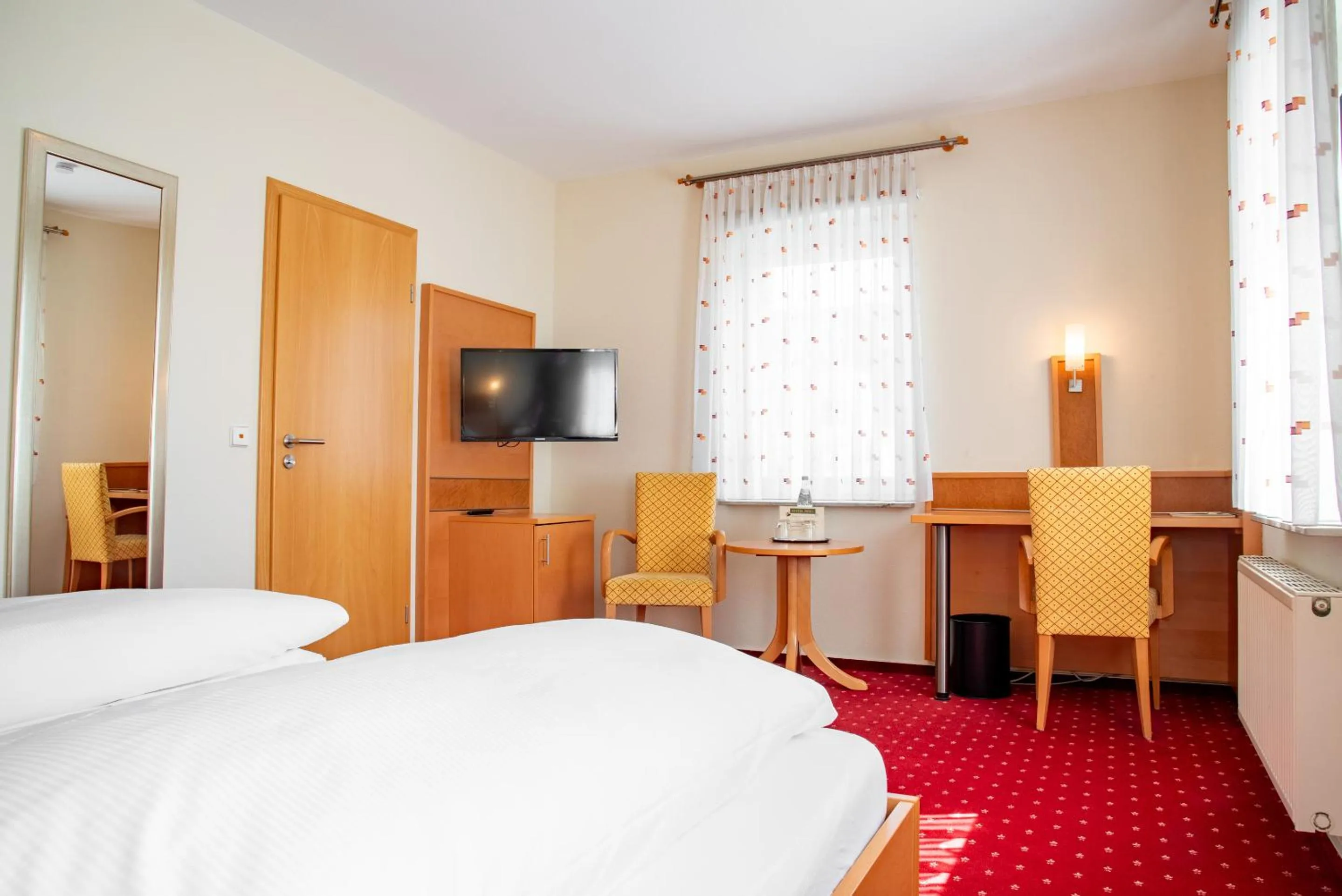 Photo of the whole room, Bed in Hotel & Restaurant Post