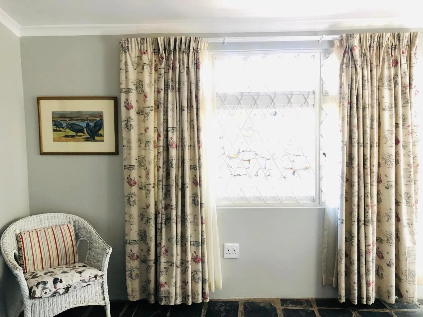 Seating area in Ollivanders Estate