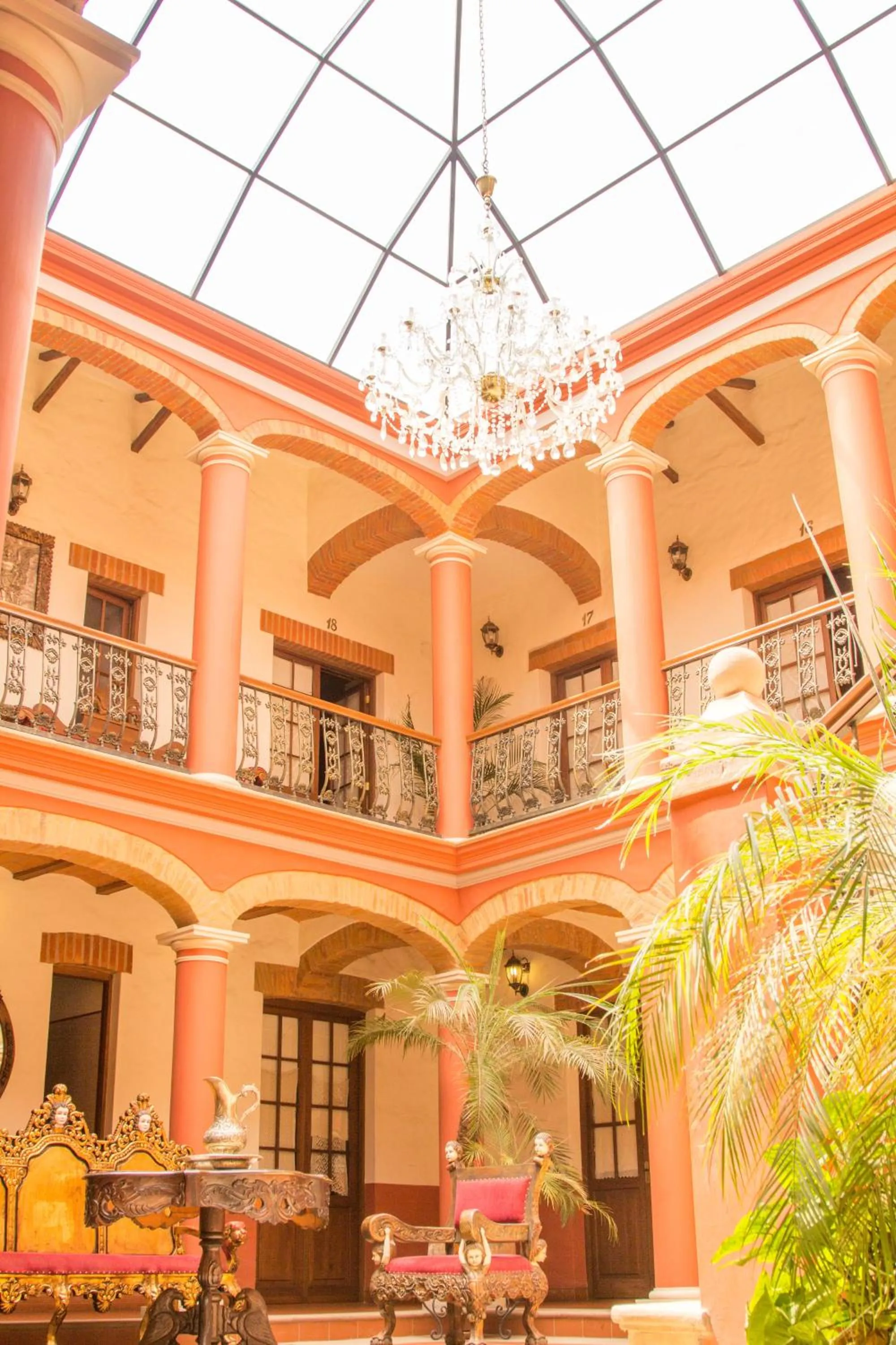Patio in Hotel Monasterio