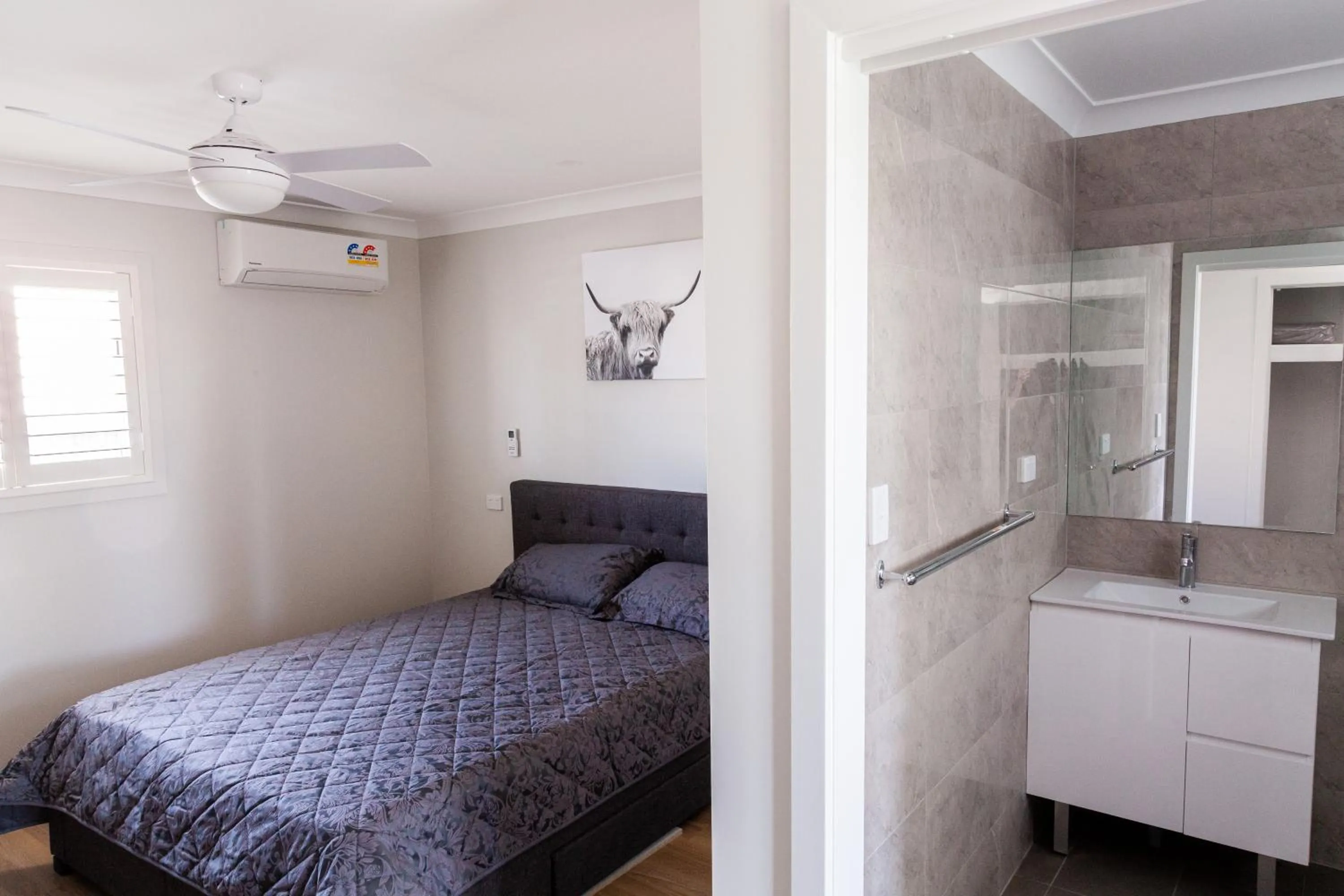 Bed in Singleton Valley Accommodation